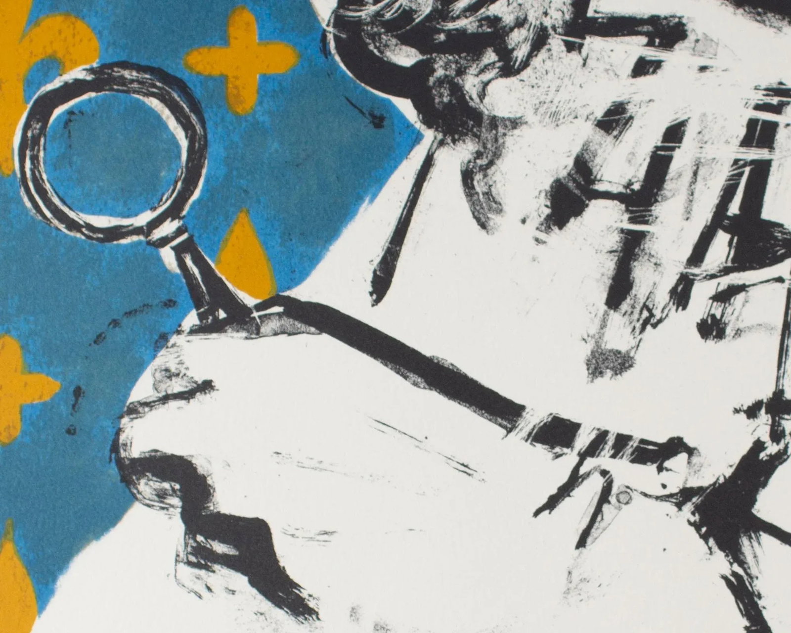 "Art Lover" Artist's Proof Lithograph by Jack Levine - 5