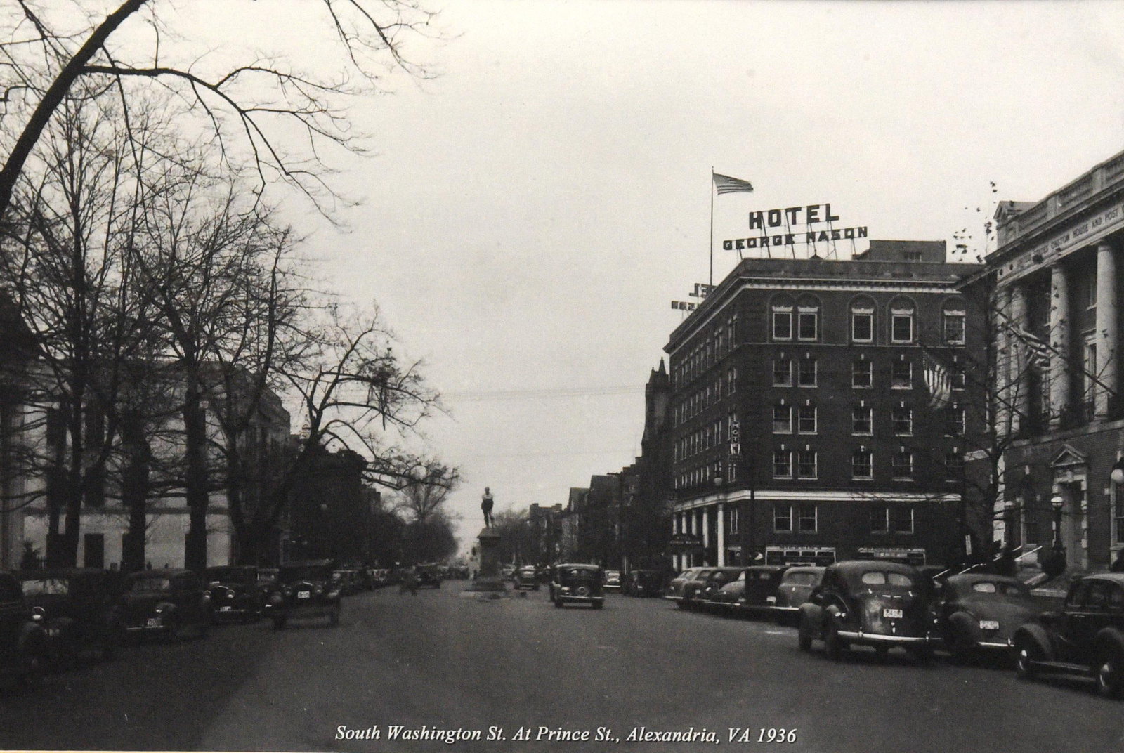 Hotel George Mason, Alexandria, Va, 1936, Framed - 2
