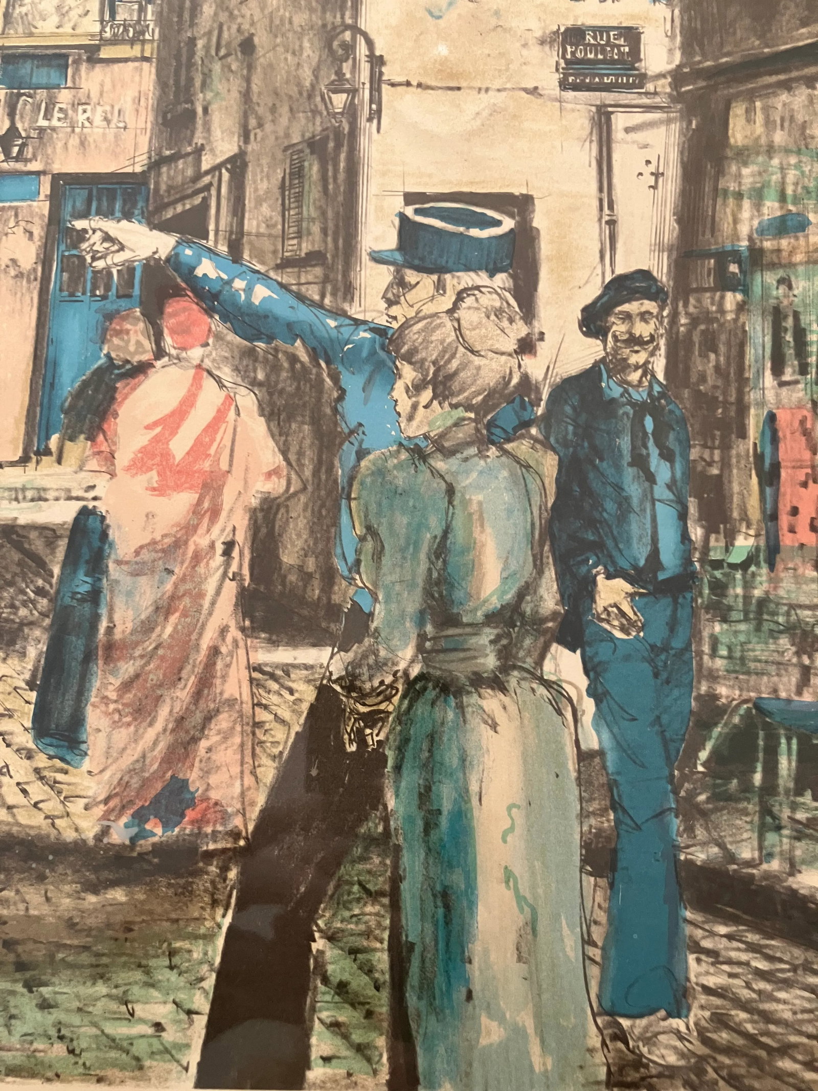1930s Parisian Street Scene, Artists Proof by Etienne Julia. Signed & Framed - 11