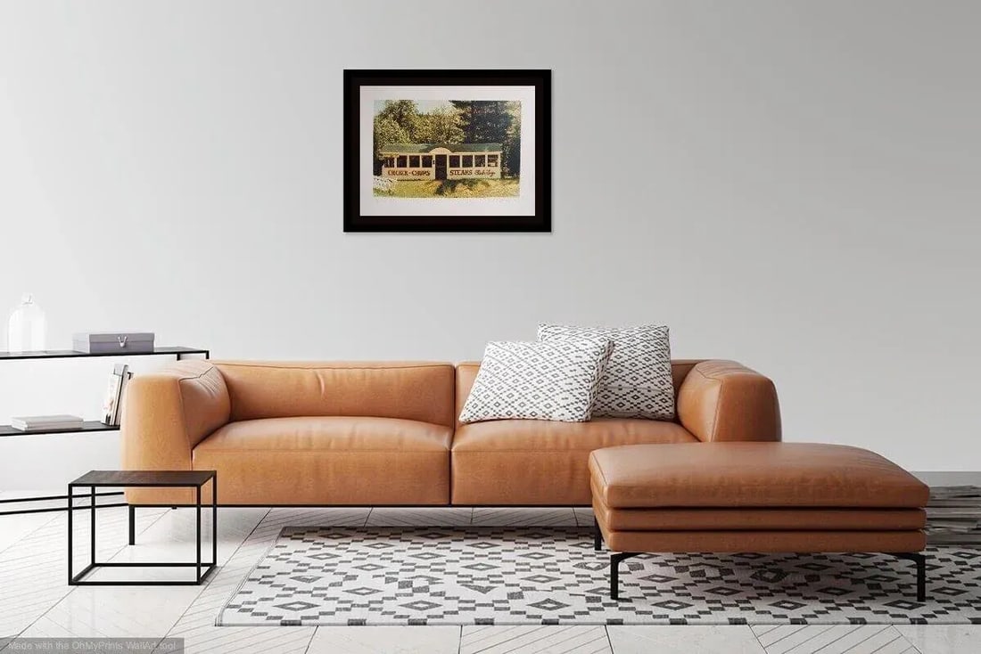 1980s John Baeder Chicken Chops Print - 4