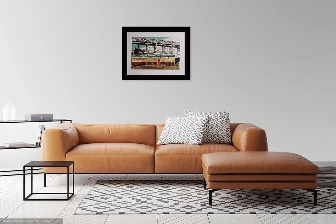 1980s John Baeder Vista Mar Inn Print - 3