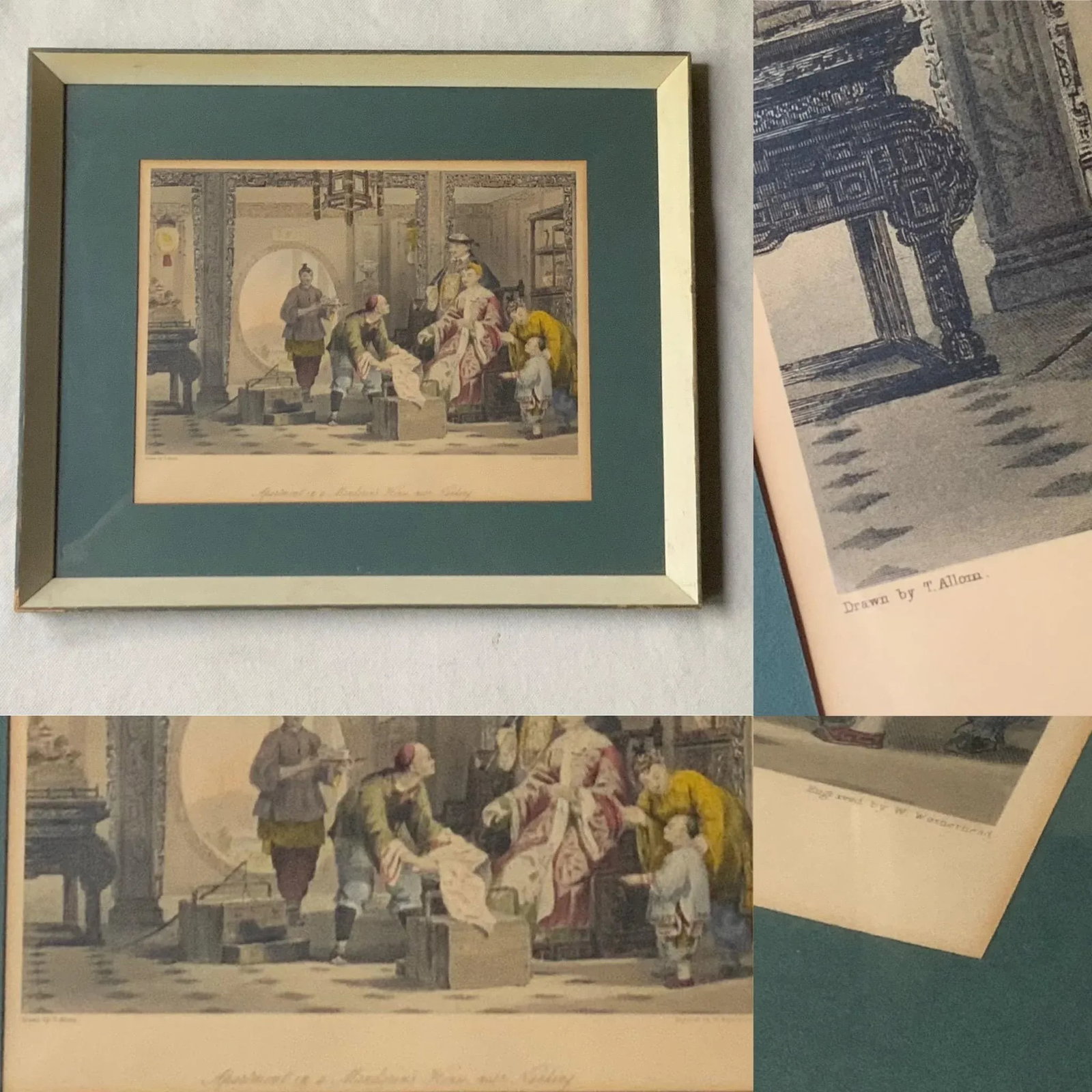 Mid 19th C English Steel Plate Engraving,Framed - 8