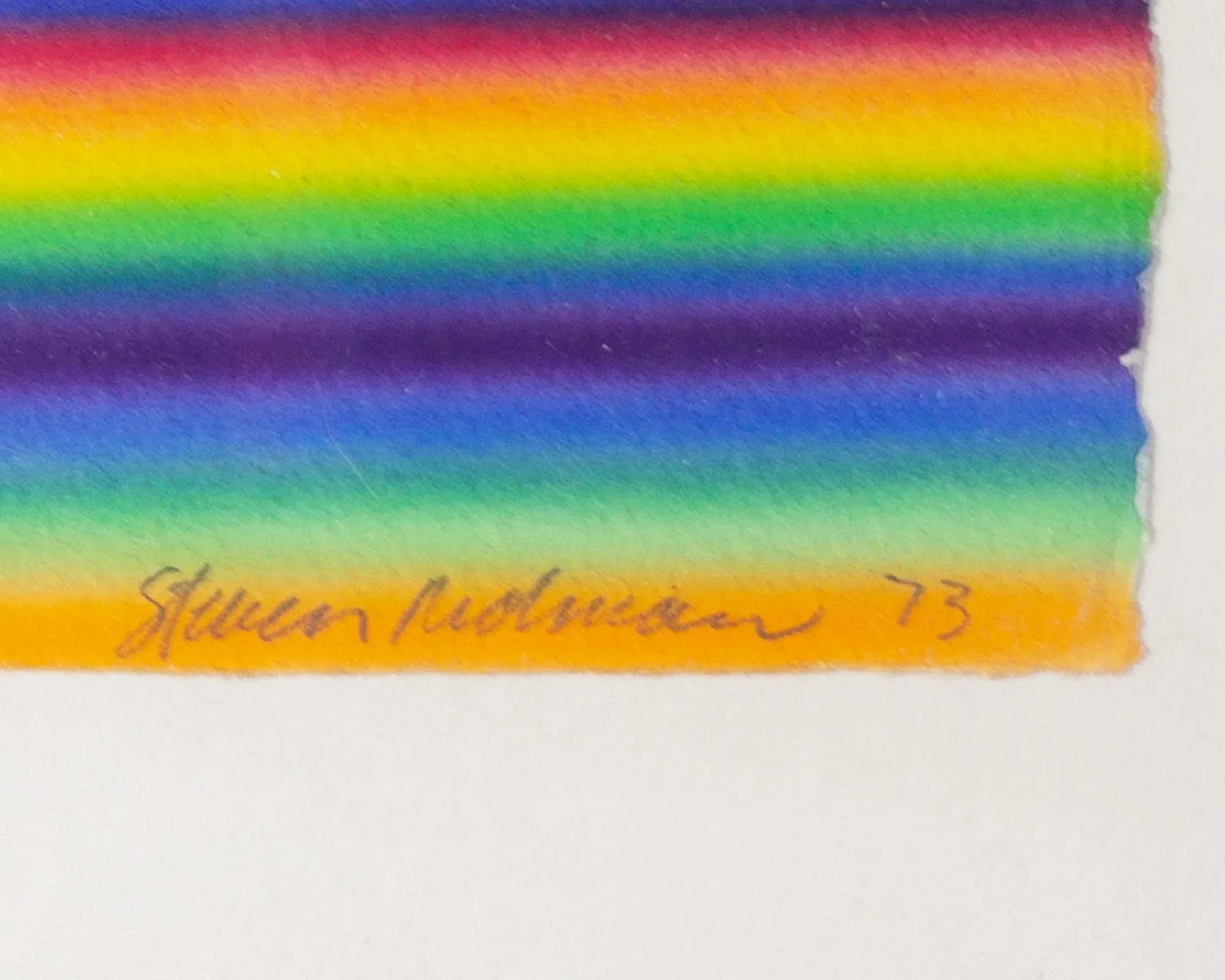 1973 Airbrush on Paper Painting by Steve Redman - 5