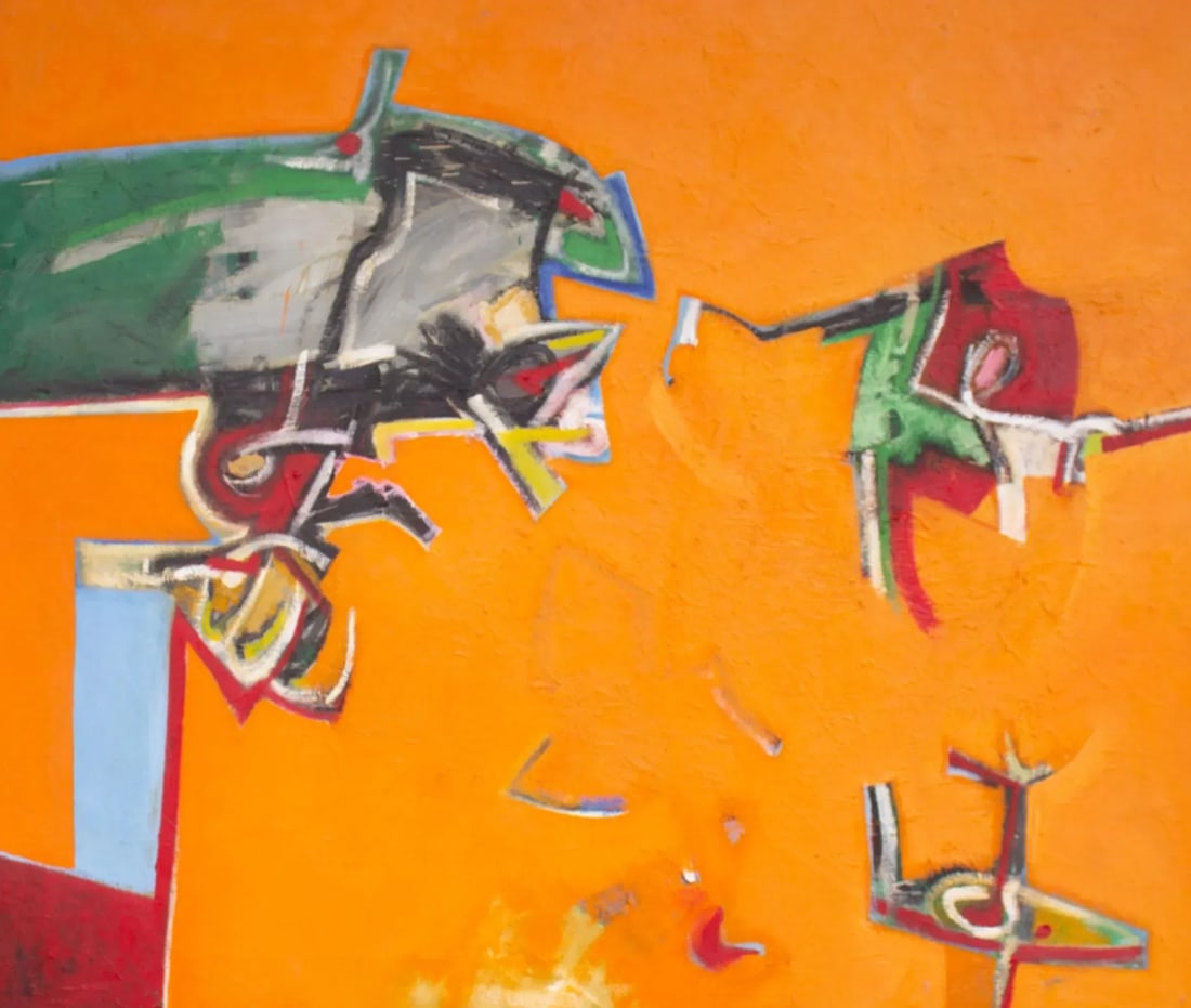 Abstract Oil Painting on Canvas by James L. Bruch - 2