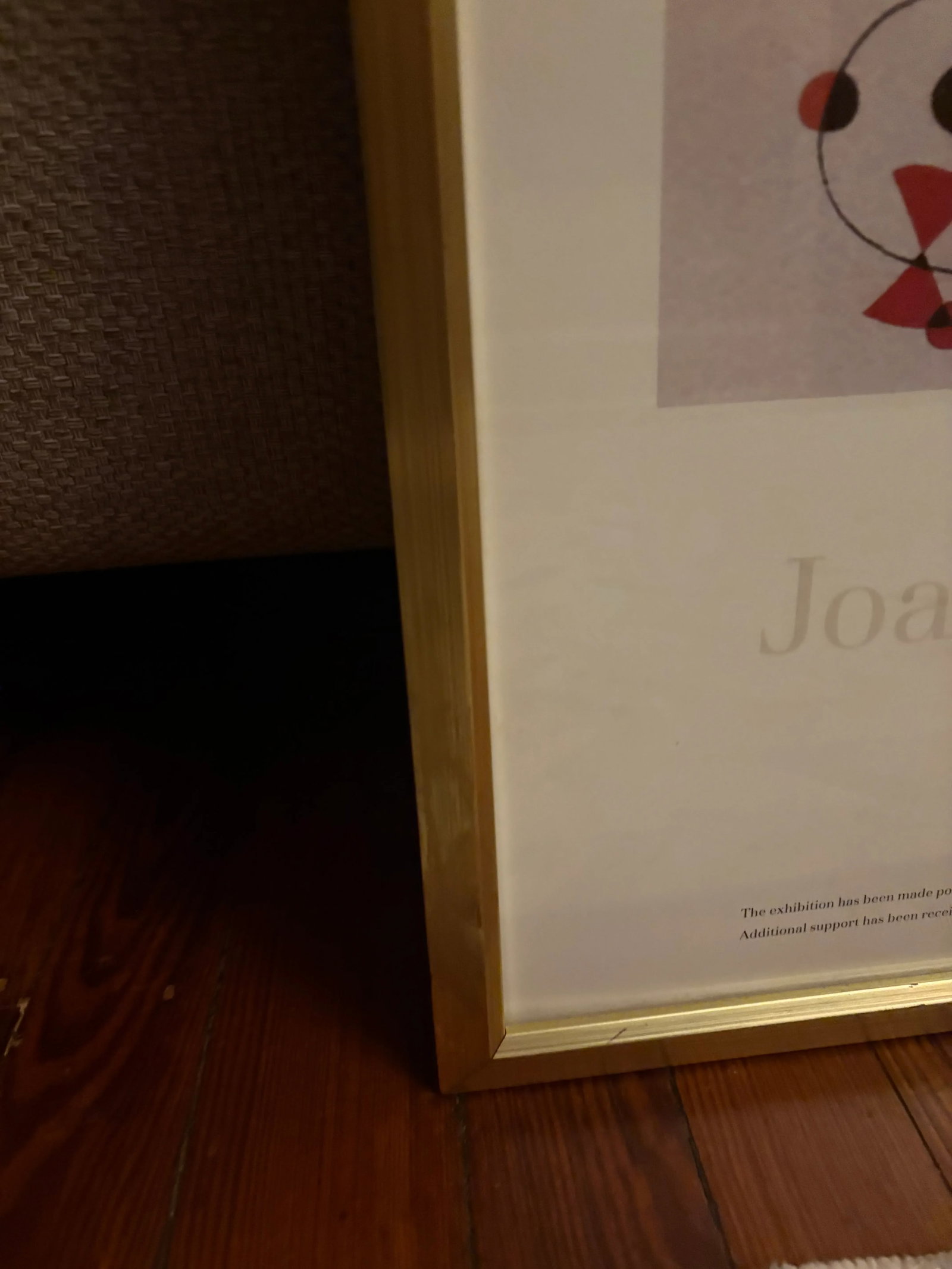 Joan Miro 1987 Exhibit Poster, Framed - 5