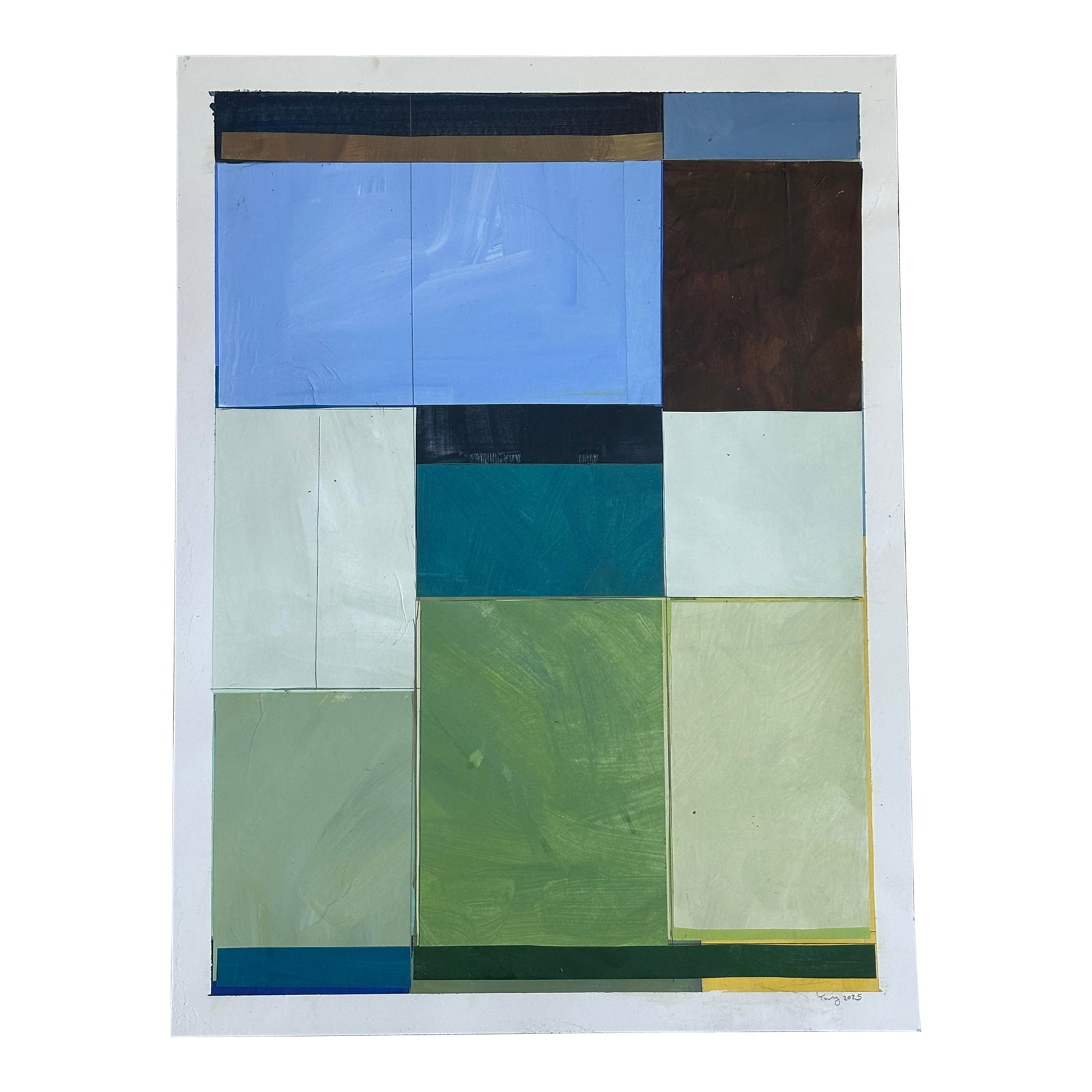 Bryan Young Studio's Original: This is a medium sized painting. Image size measures 18x24 inches. The painting is on heavy archival watercolor paper. It ships in a box mailer. A white border is left to allow for framing. I