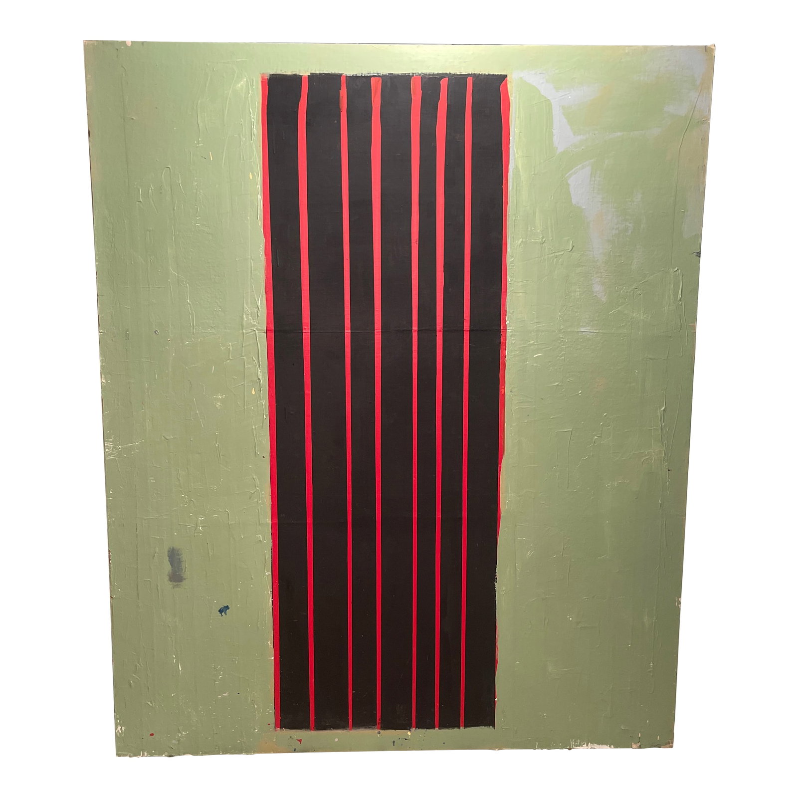 "The Door" by Artist John Frates, Extra Large, Mid Century Modern, Contemporary, 77x64x2.5 In. - 2