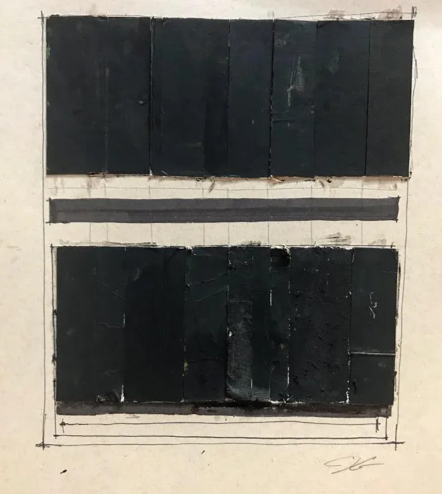 Noir No. 3 - Mixed Media Collage (Framed) - 2
