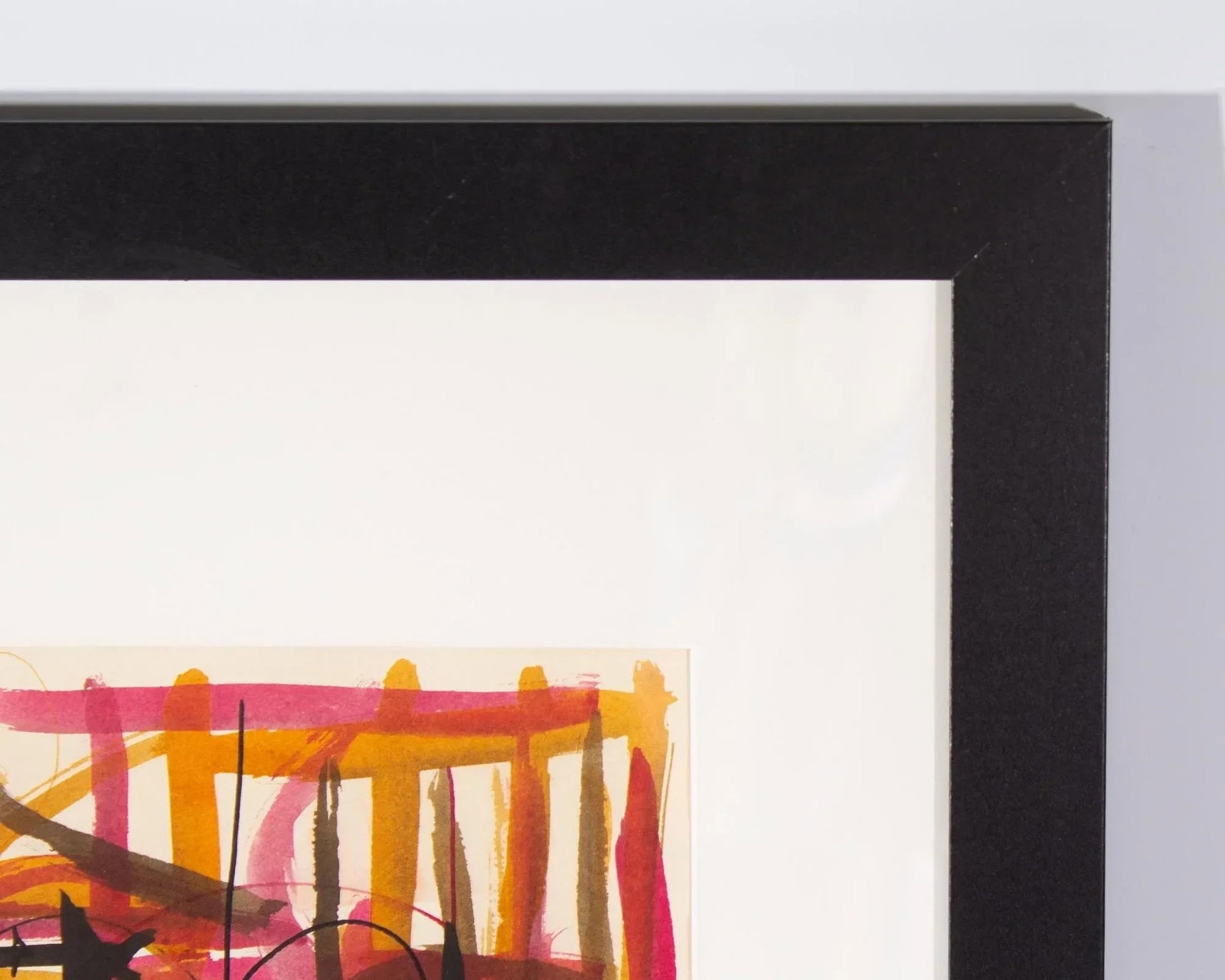 1961 Abstract Ink and Watercolor Painting by Harry Hilson - 3