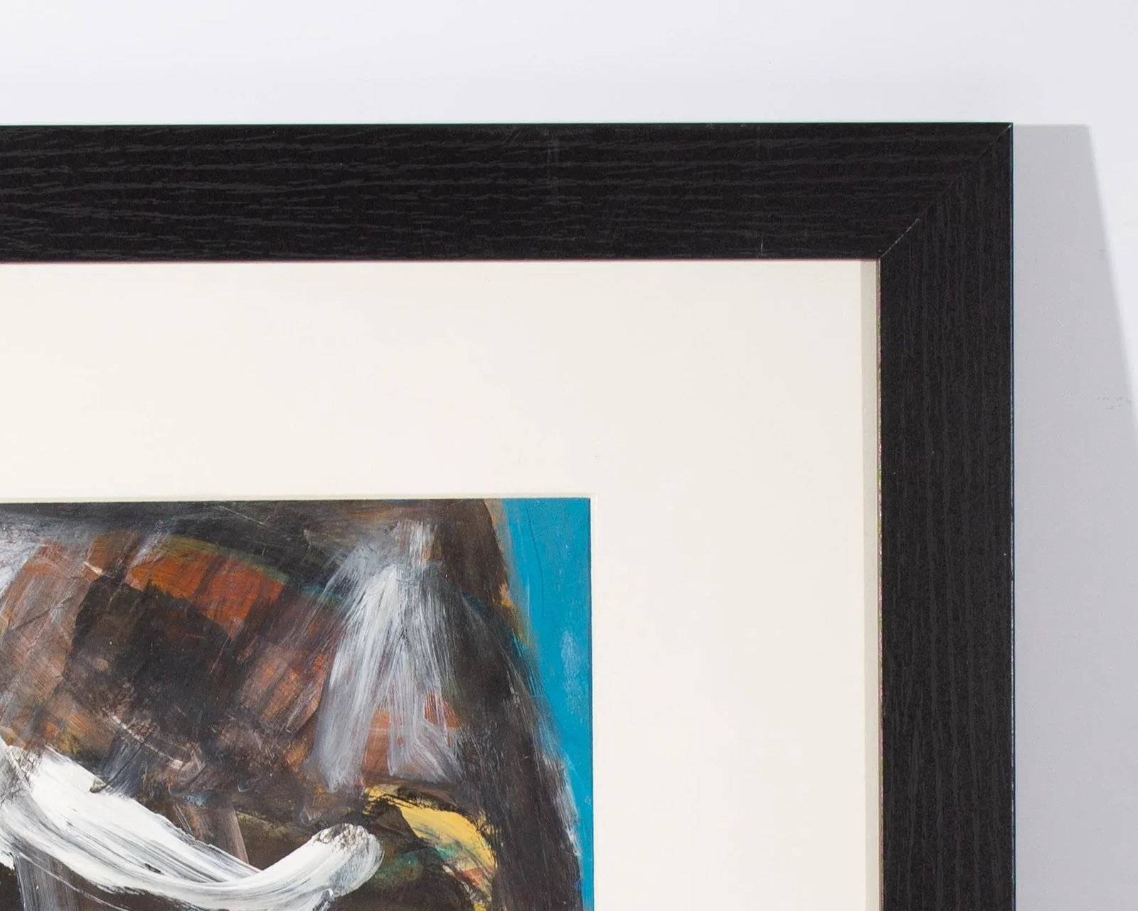 Abstract Oil on Paper Painting by James L. Bruch - 3