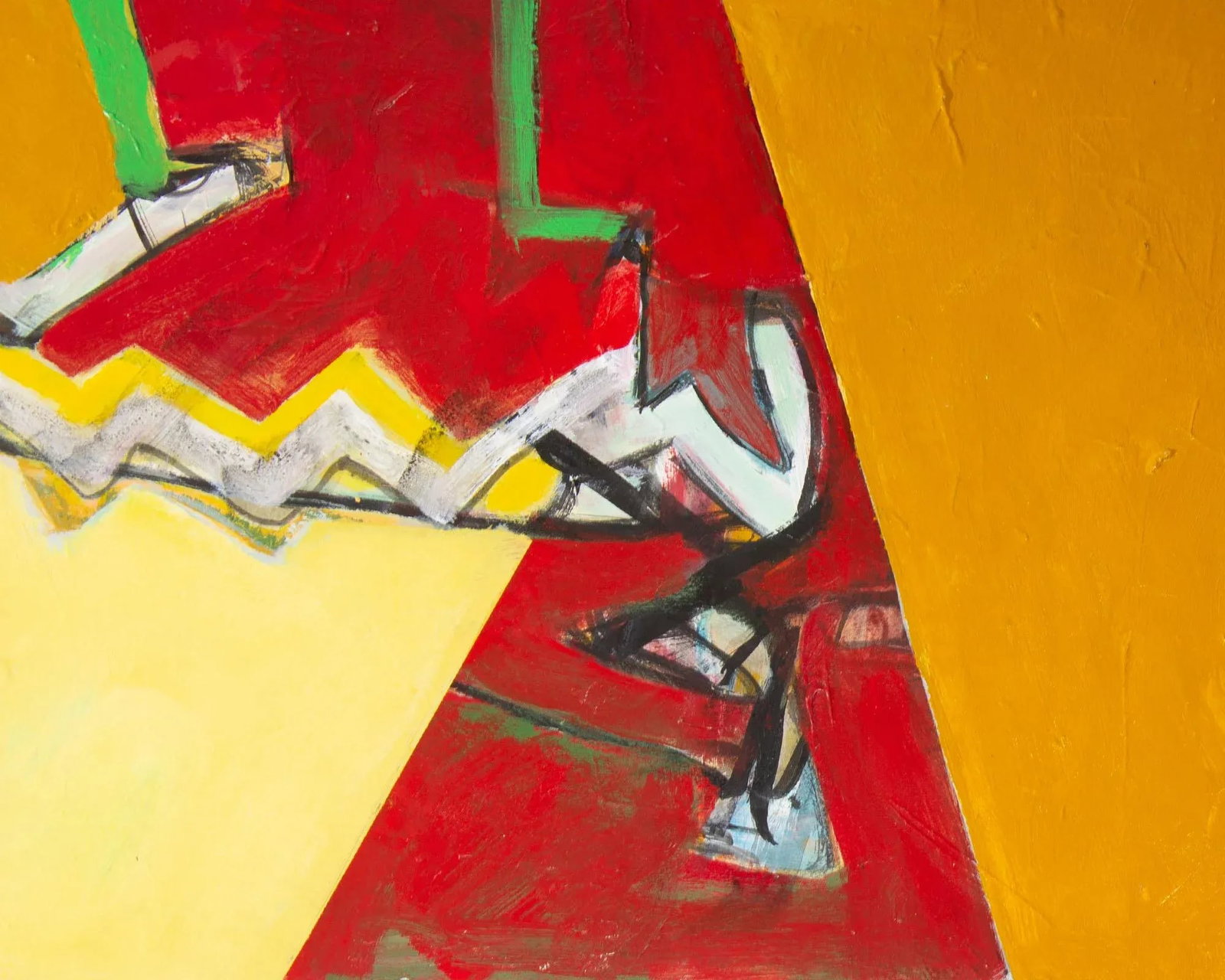Abstract Acrylic on Paper Painting by James L. Bruch - 6