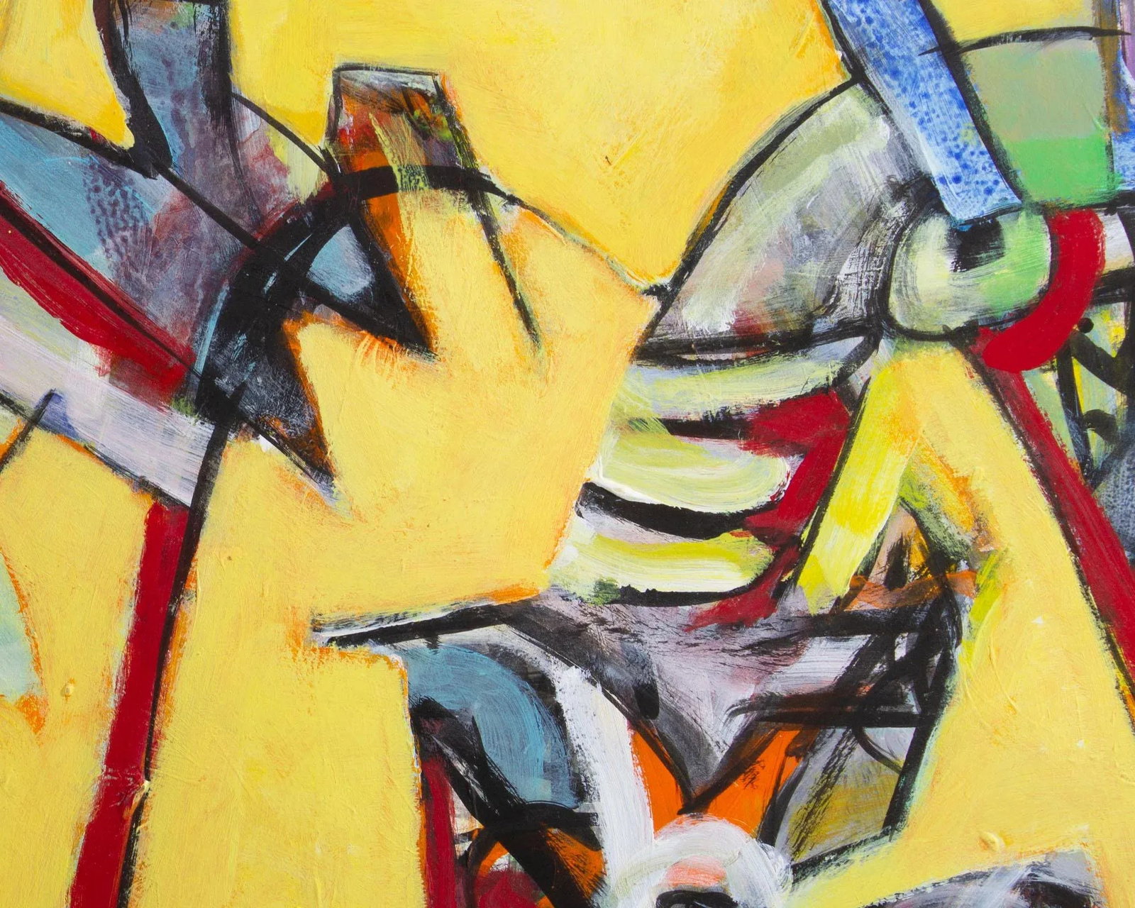 Abstract Acrylic on Paper Painting by James L. Bruch - 4