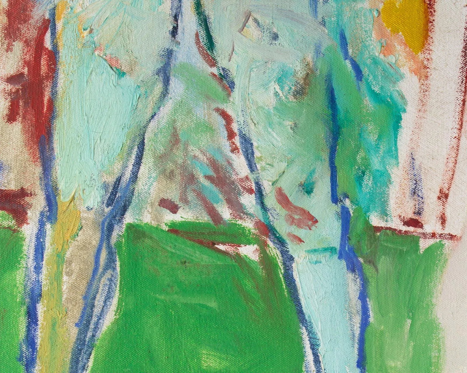 1976 "Kristen" Oil on Canvas Painting of a Female Figure by Abbott Pattison - 7