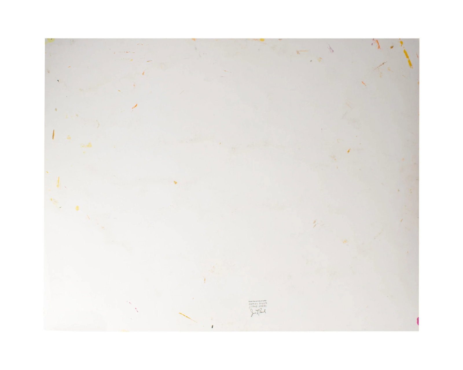 James L. Bruch Abstract Acrylic on Paper Painting - 7