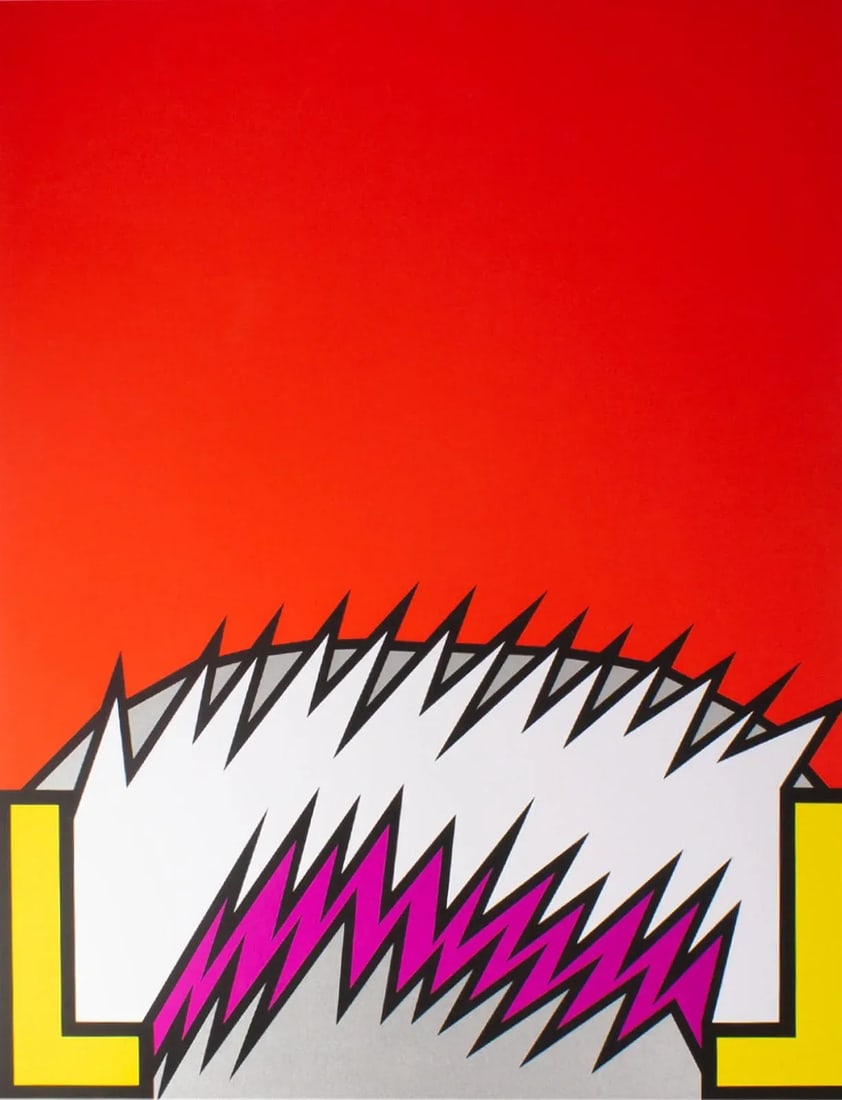 1971 "The Trial of the Catonsville 9" Serigraph Print by Nicholas Krushenick - 2