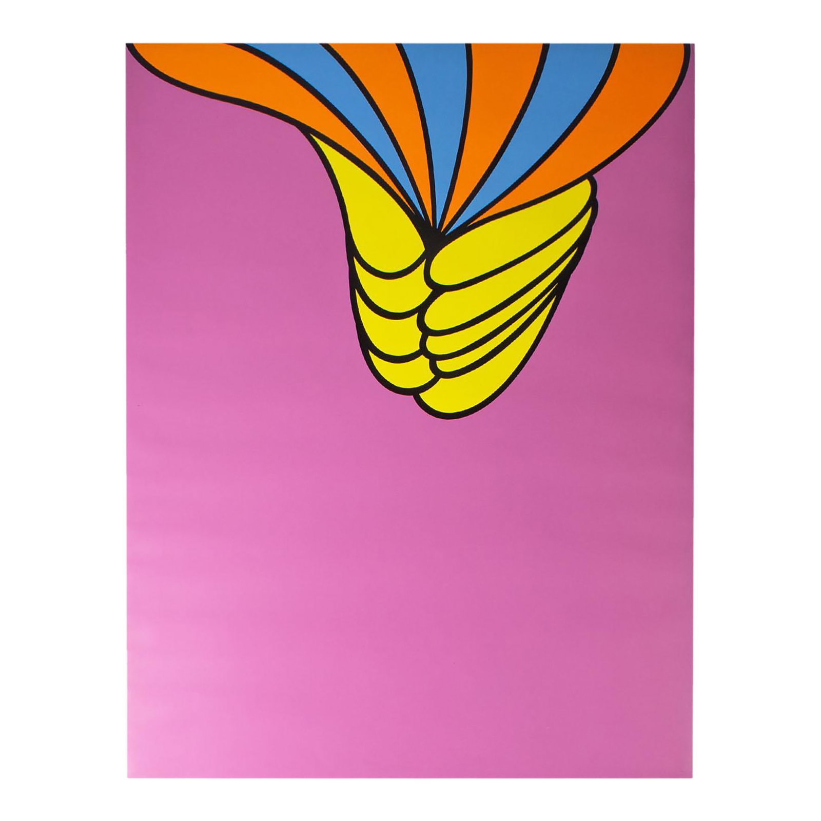 1967 Abstract Serigraph by Nicholas Krushenick (1 of 8)