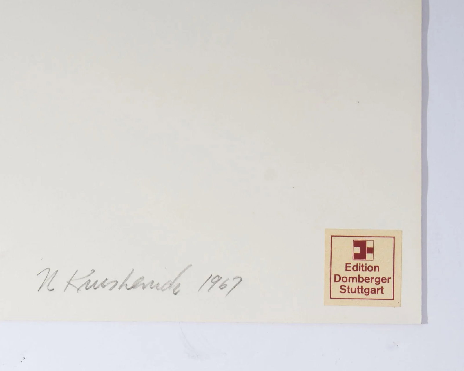 1967 Abstract Serigraph by Nicholas Krushenick - 3
