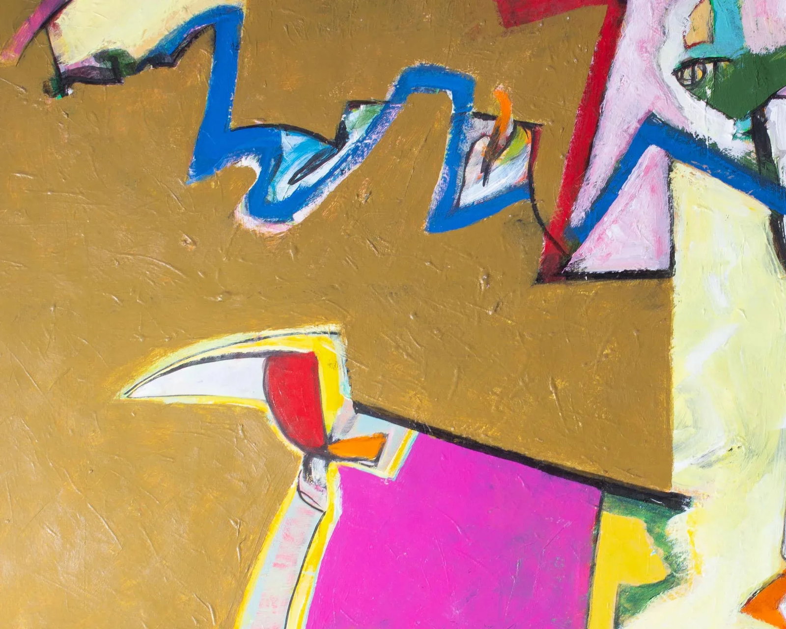 2012 Abstract Acrylic on Paper Painting by James L. Bruch - 6