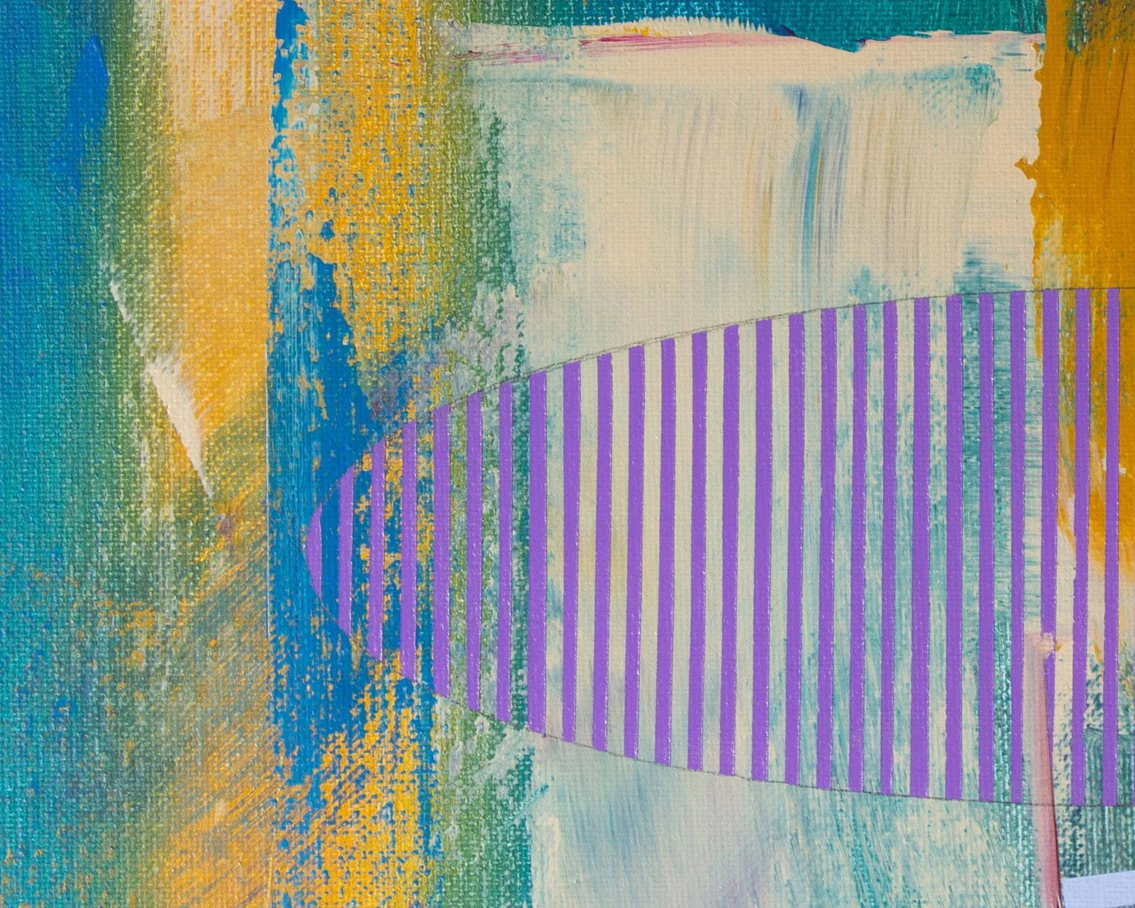 2014 "Inclement Weather" Acrylic on Canvas Painting by James Massena March - 6
