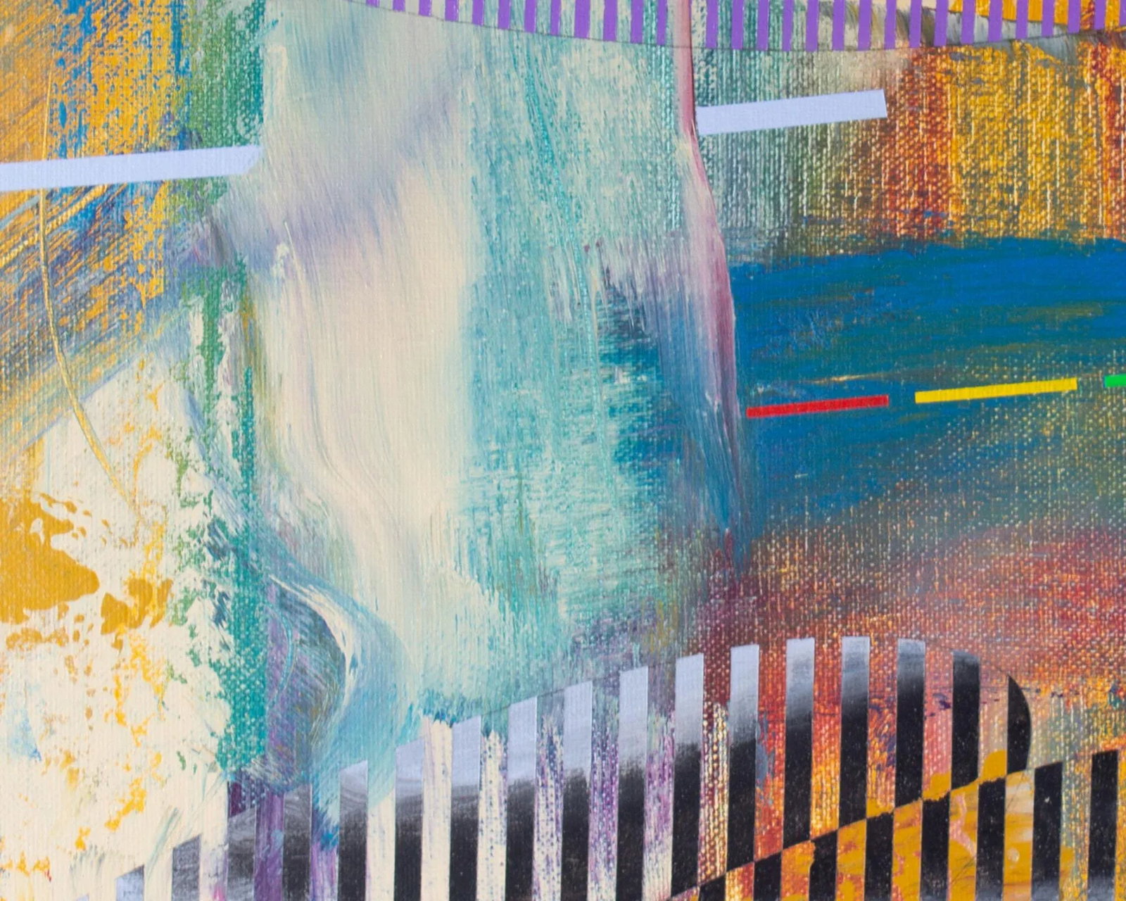 2014 "Inclement Weather" Acrylic on Canvas Painting by James Massena March - 8