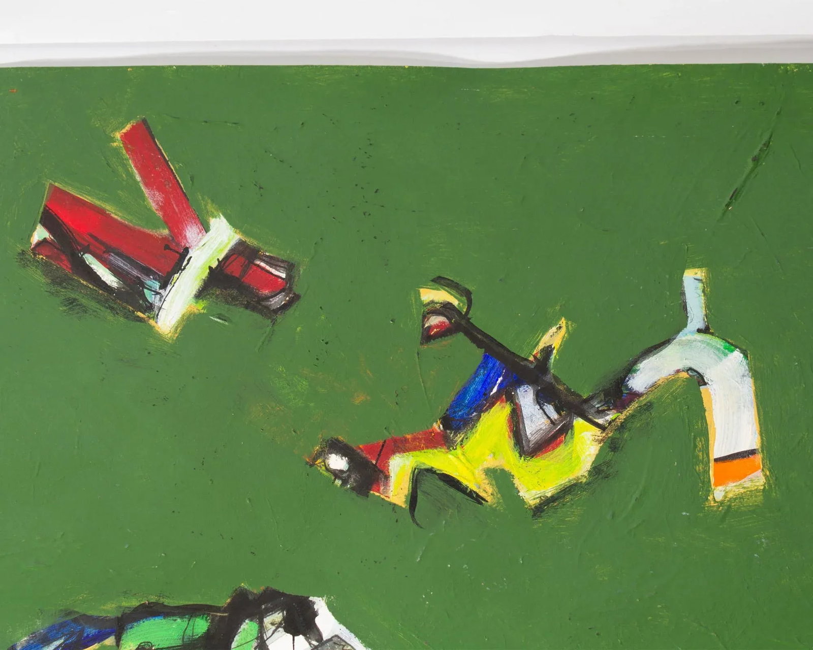 Abstract Acrylic on Paper Painting by James L. Bruch - 5