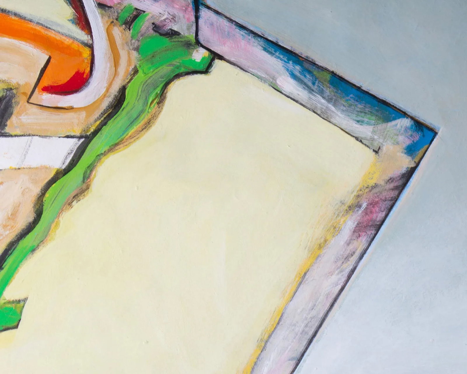 Abstract Acrylic on Paper Painting by James L. Bruch - 5