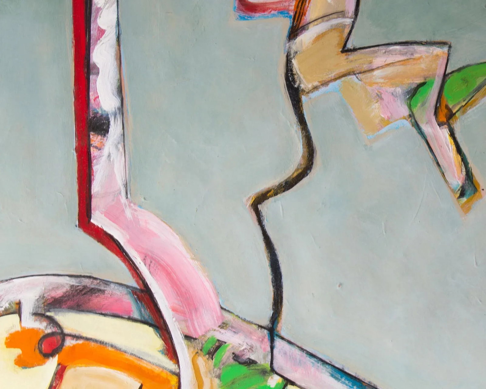 Abstract Acrylic on Paper Painting by James L. Bruch - 6