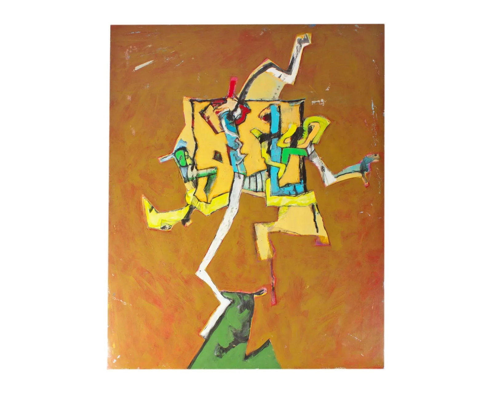 Abstract Acrylic on Paper Painting by James L. Bruch - 8