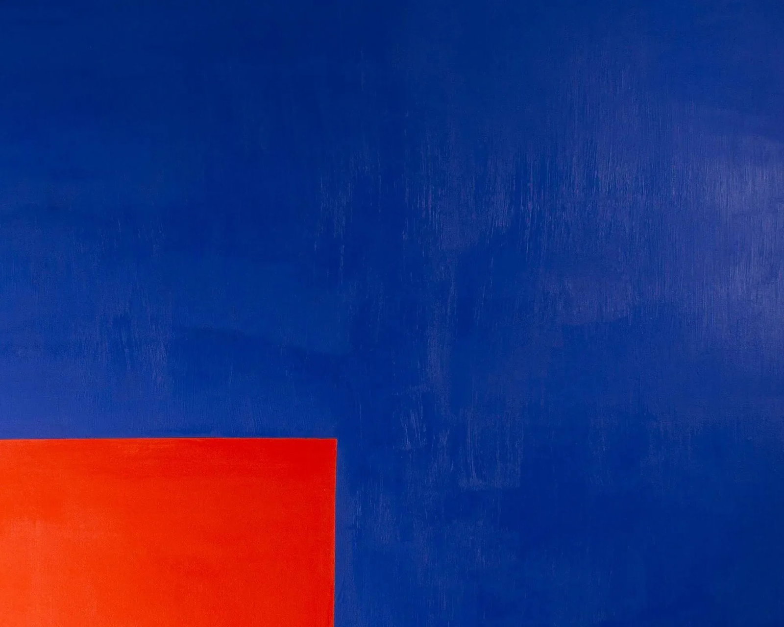 Mid-Century Abstract Acrylic on Canvas Painting - 5