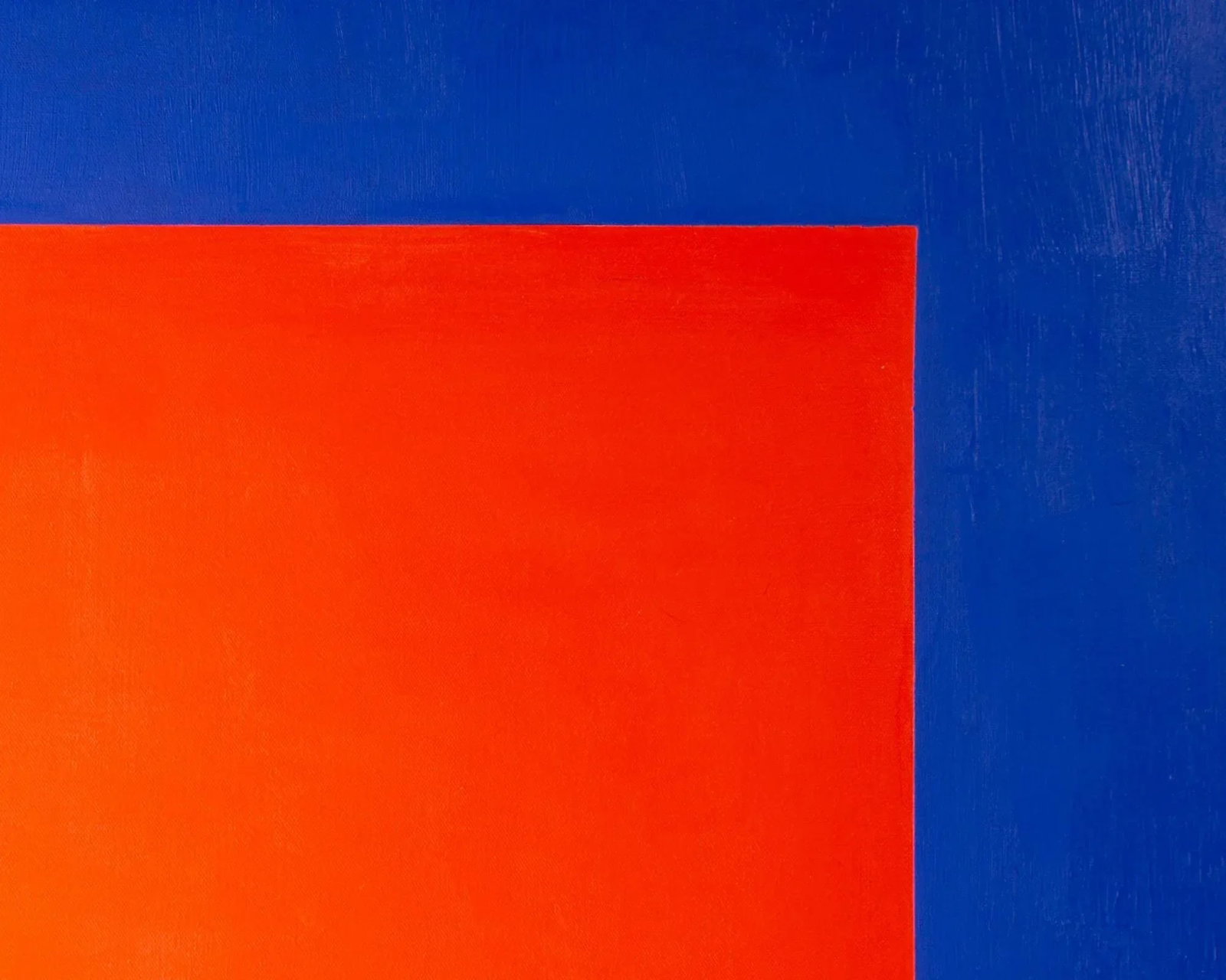 Mid-Century Abstract Acrylic on Canvas Painting - 7