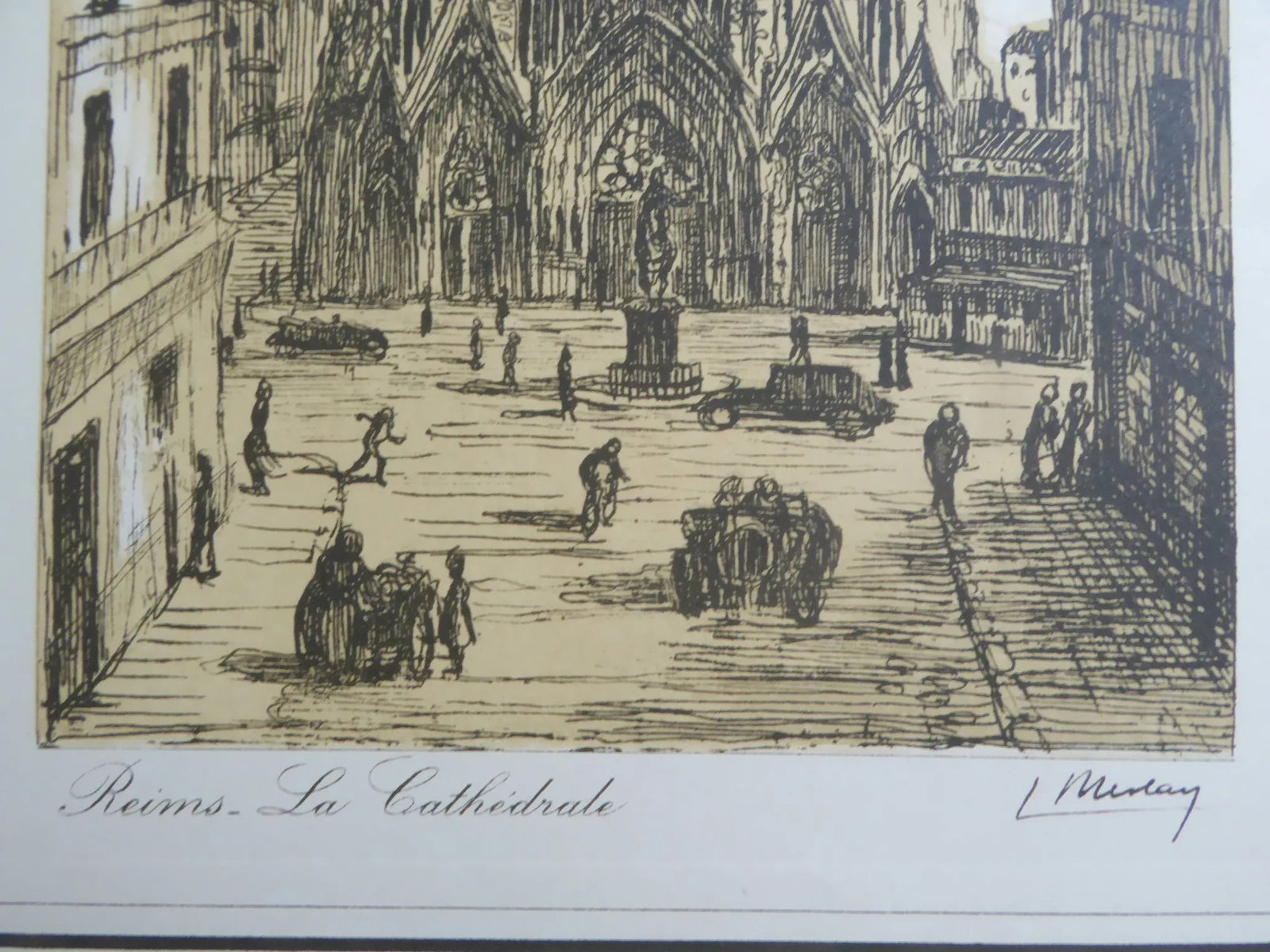 Group of 5 French Etchings by L. Meslay Early 20th Century England & France - 15