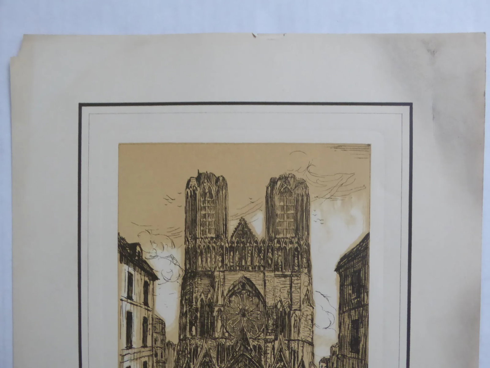 Group of 5 French Etchings by L. Meslay Early 20th Century England & France - 16