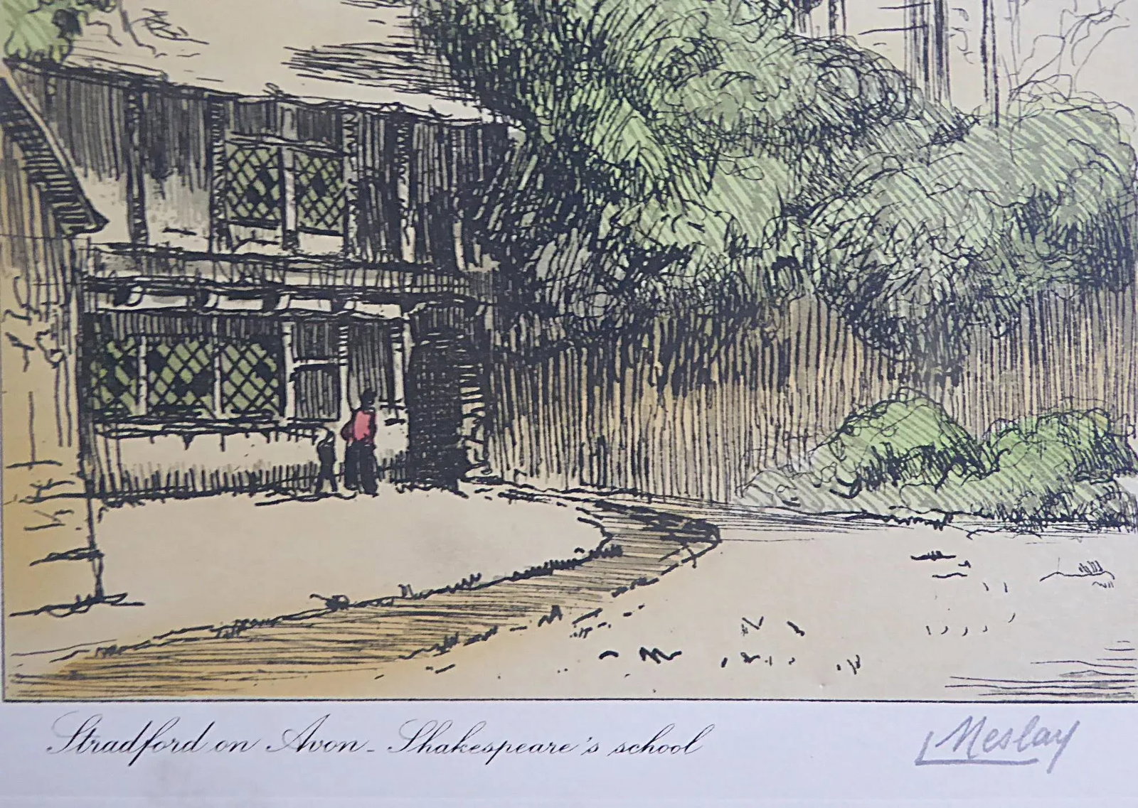 Group of 5 French Etchings by L. Meslay Early 20th Century England & France - 6