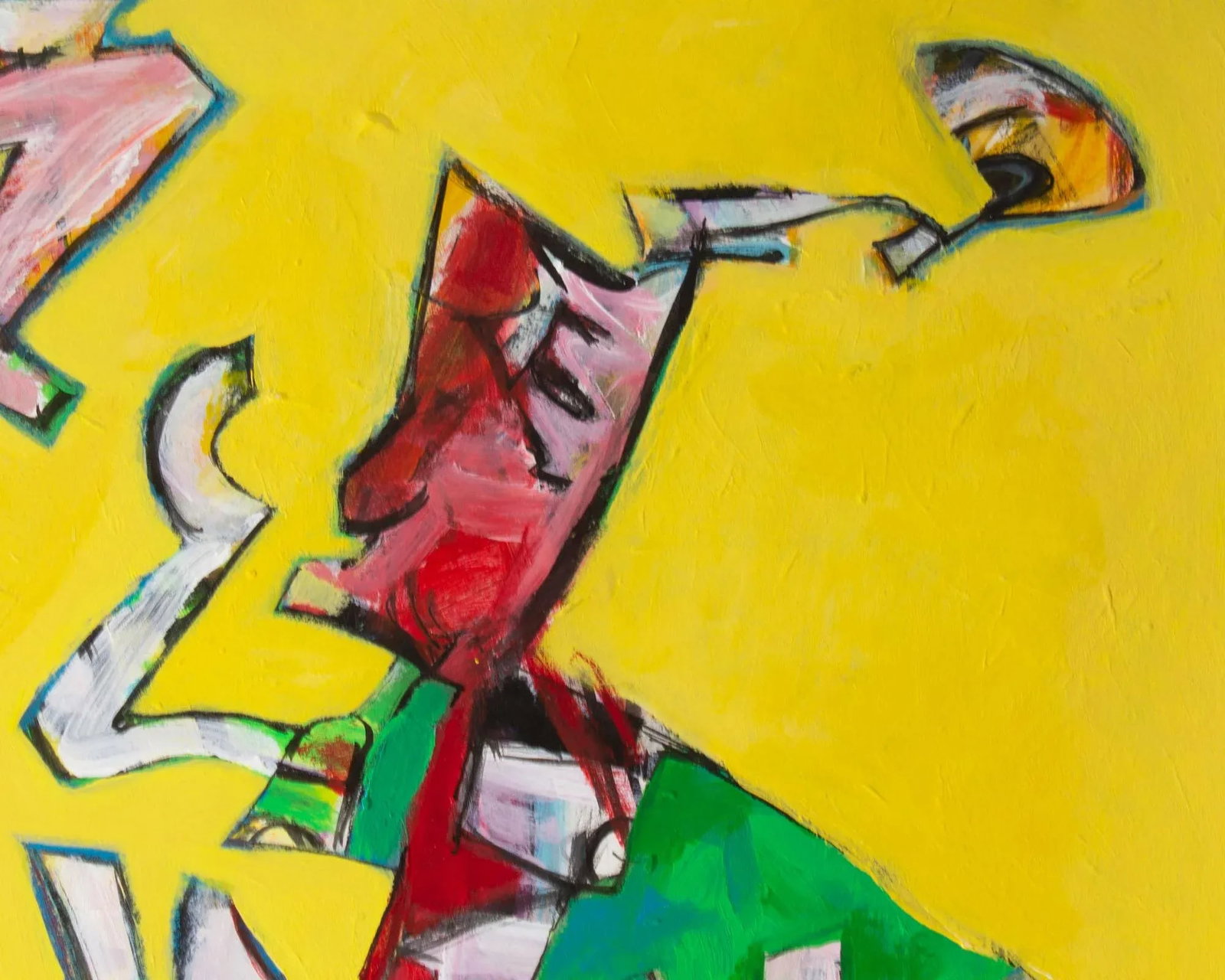 Abstract Acrylic on Paper Painting by James L. Bruch - 3