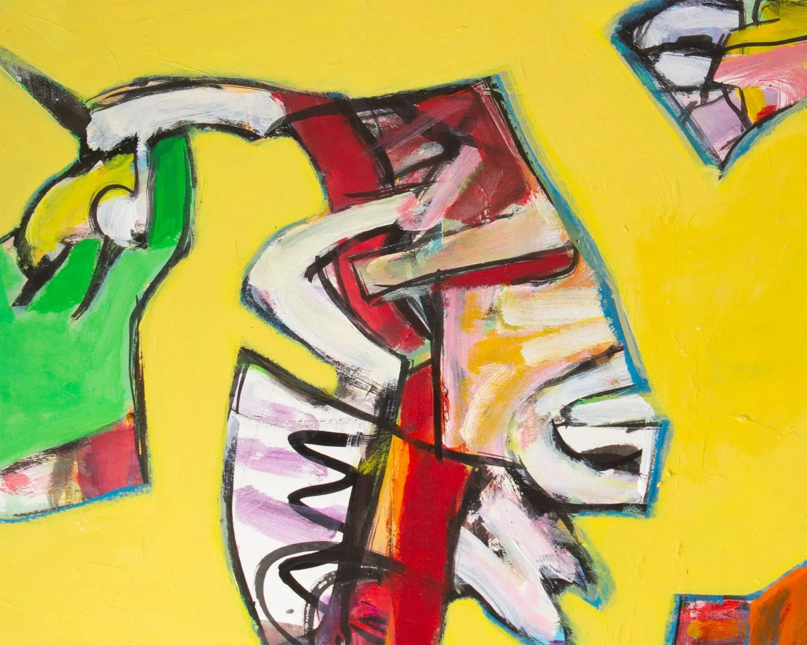 Abstract Acrylic on Paper Painting by James L. Bruch - 4