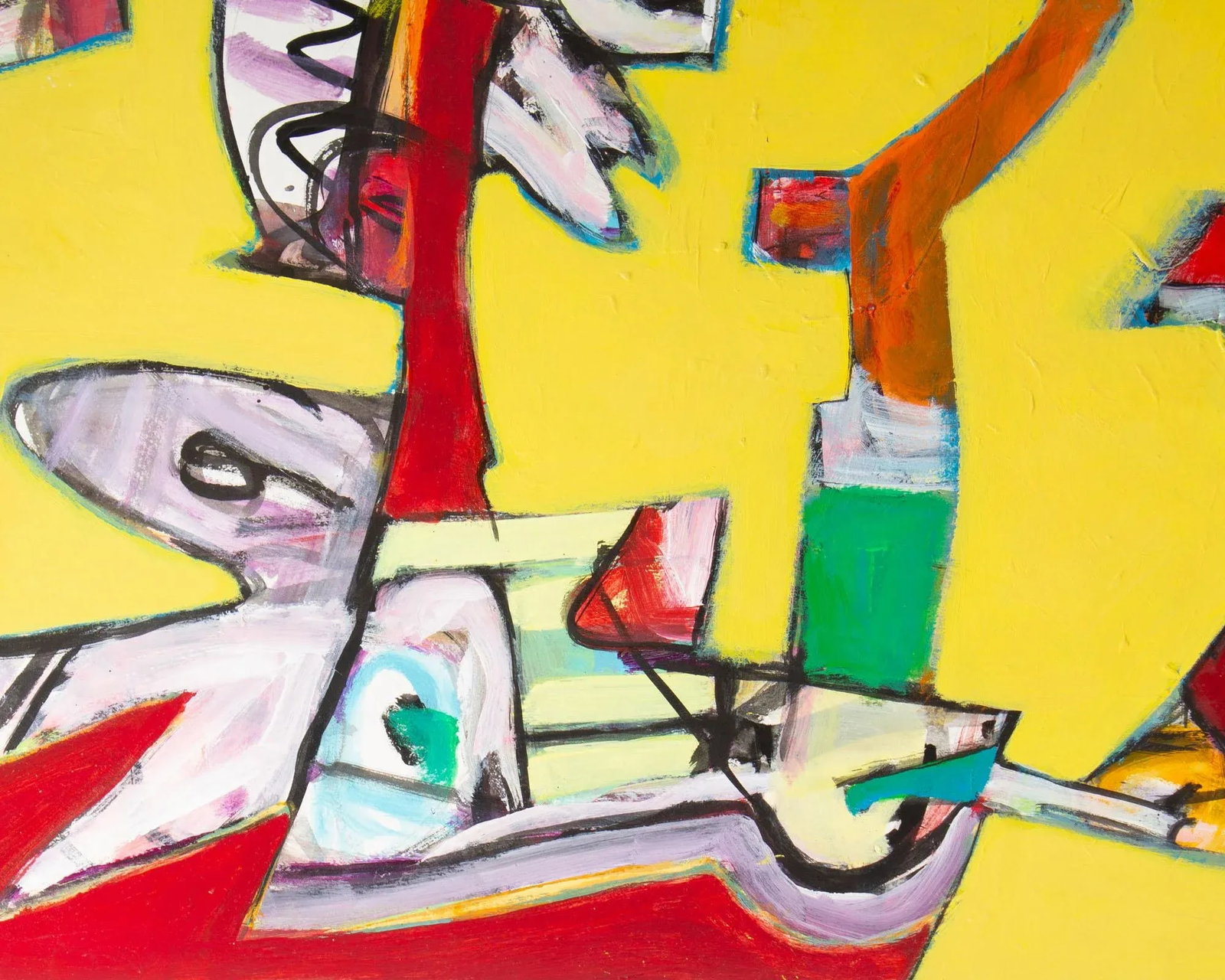 Abstract Acrylic on Paper Painting by James L. Bruch - 5