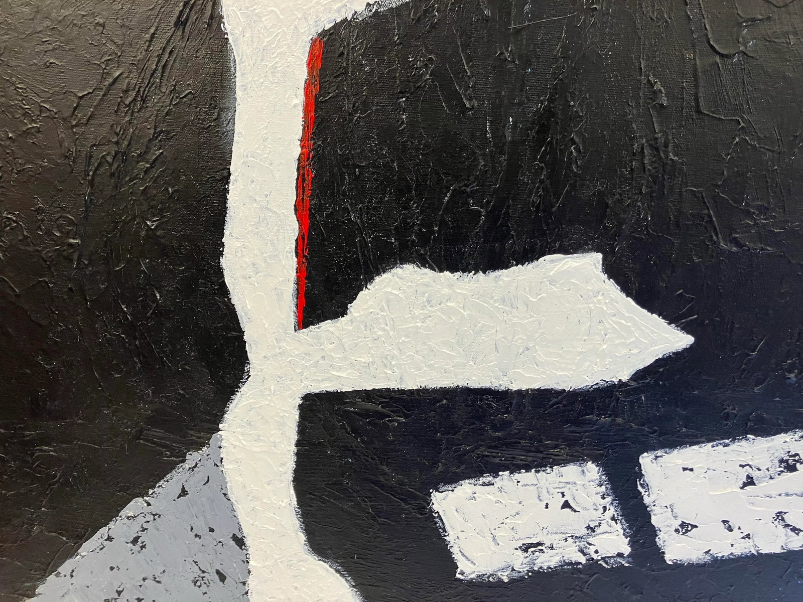 Abstract Painting " Deep in the Quarry " - 2