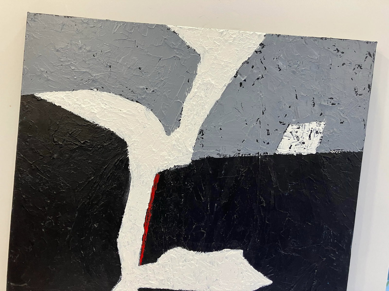 Abstract Painting " Deep in the Quarry " - 3