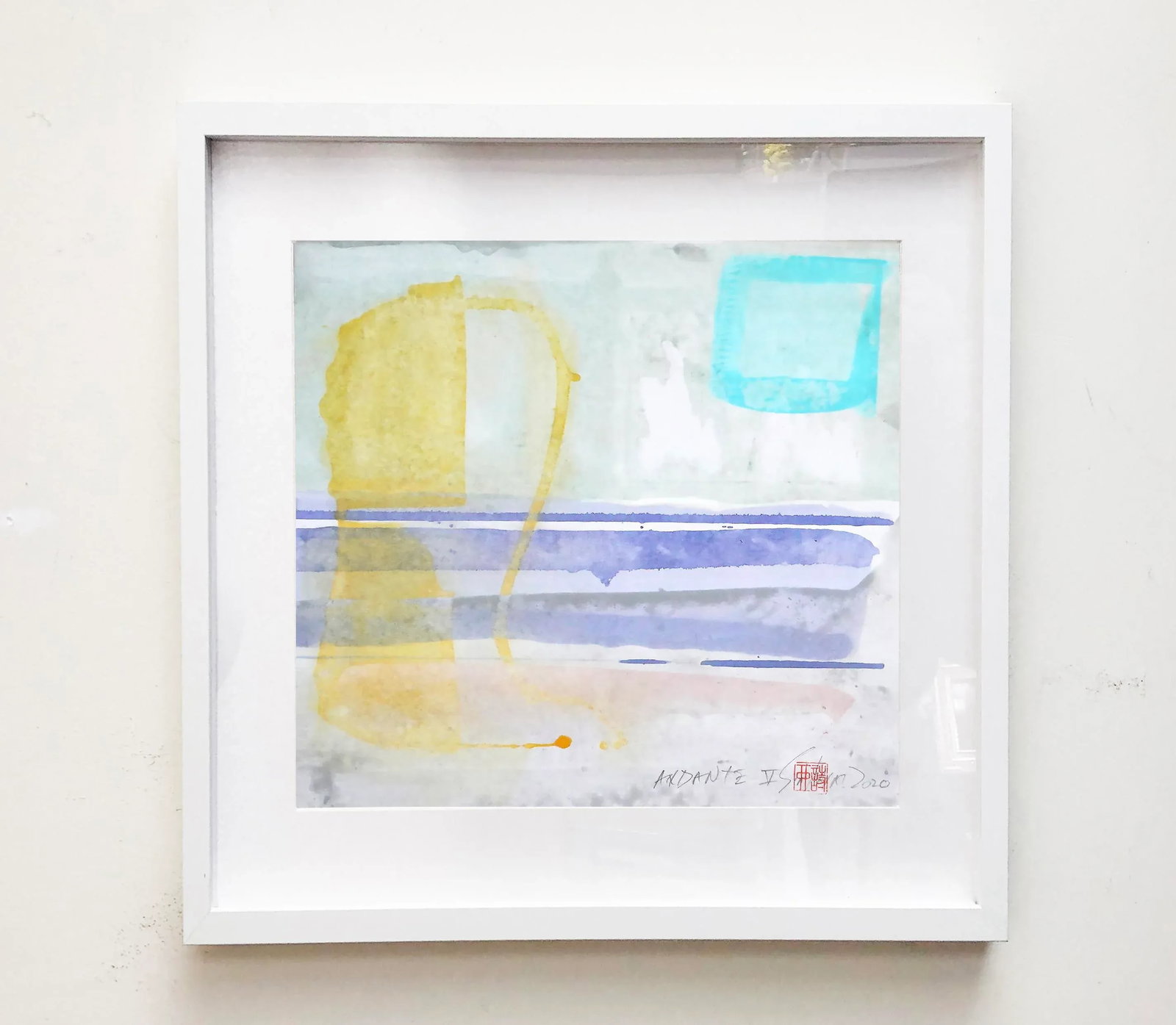 Andante. V Framed Original Abstract Painting - 5