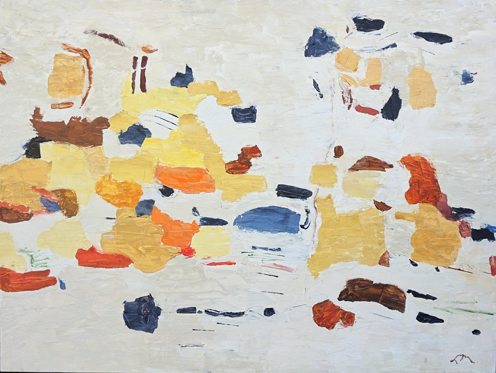"Child's Play" Abstract Painting by Laurie MacMillan, Framed - 2