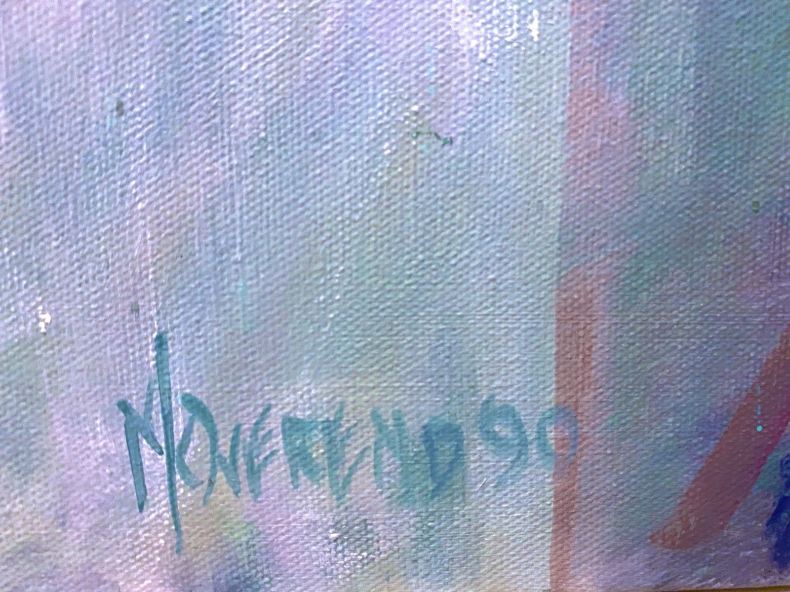 Late 20th Century Matt Overend Oil on Canvas. - 2