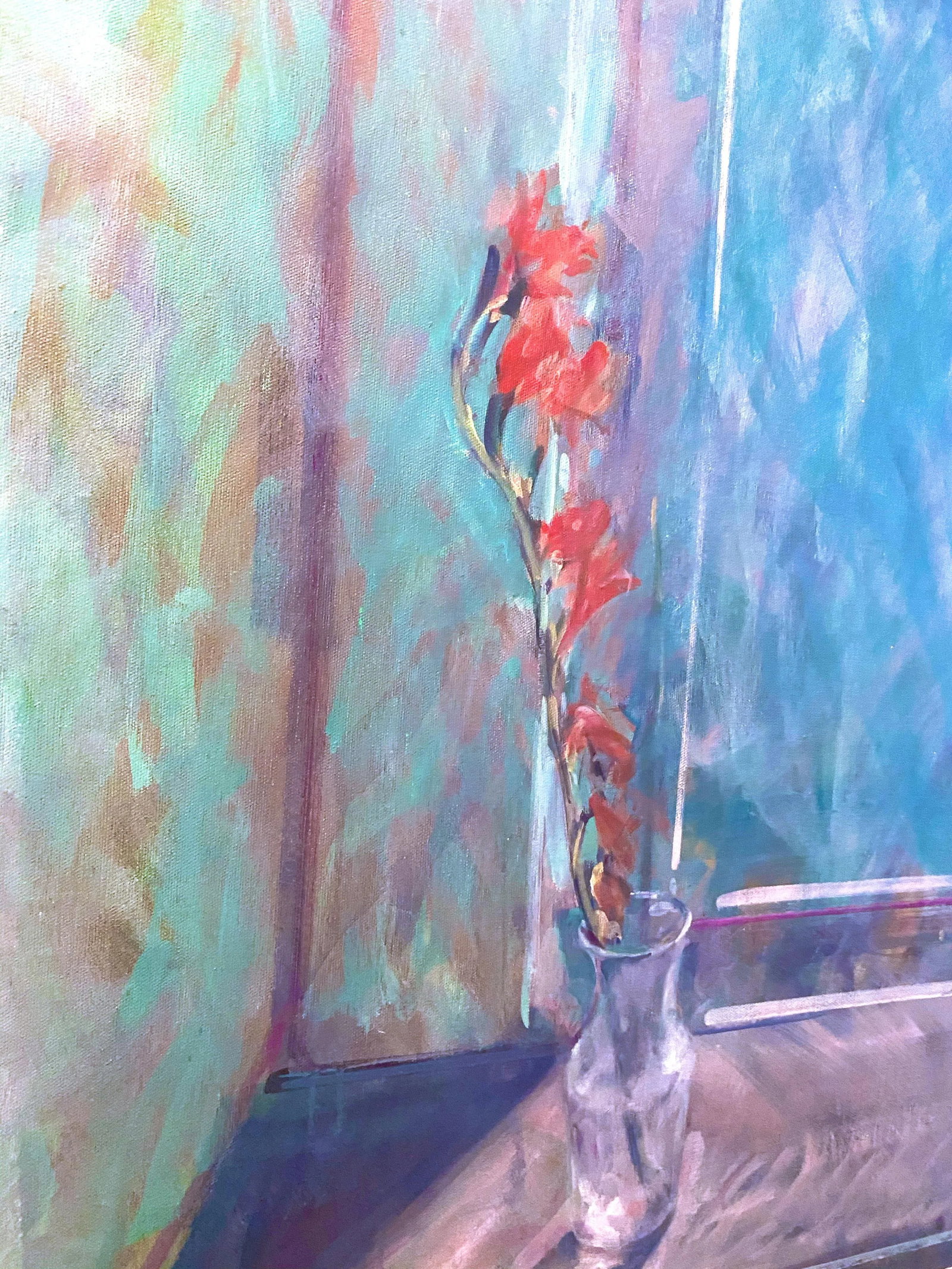 Late 20th Century Matt Overend Oil on Canvas. - 3