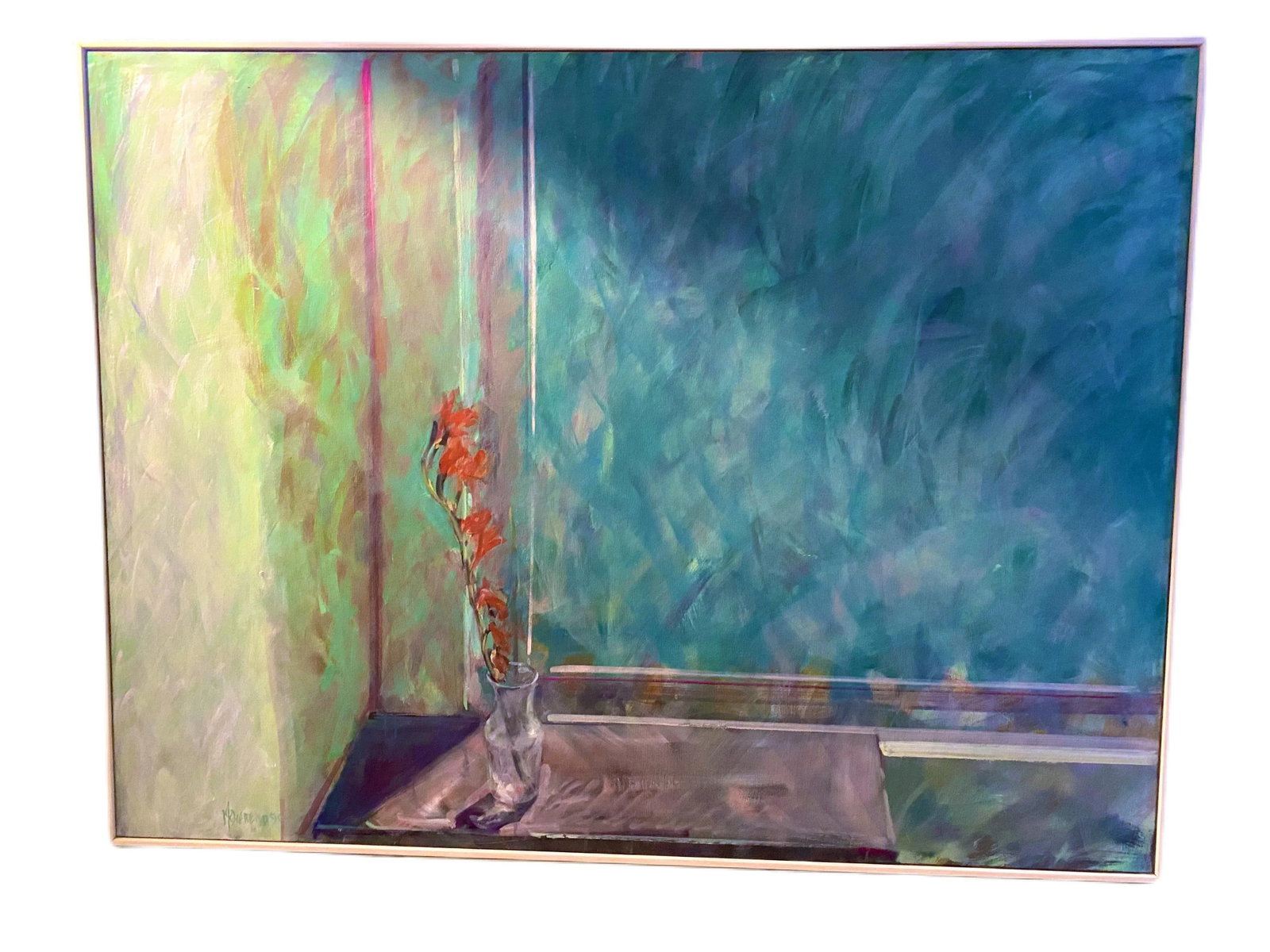 Late 20th Century Matt Overend Oil on Canvas. - 9