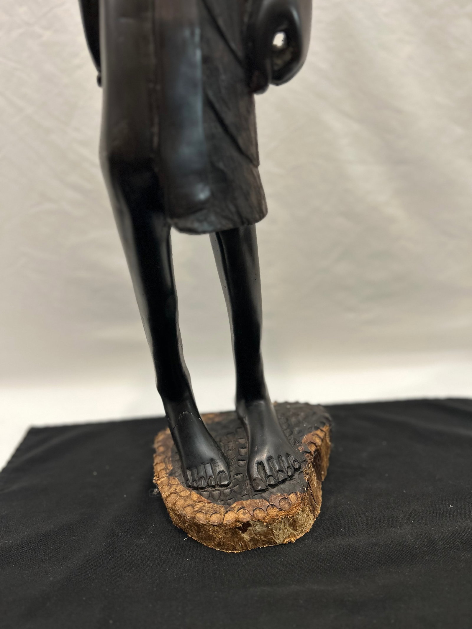 1950s Maasai Figures From Tanzania, African Blackwood (Pair) - 10