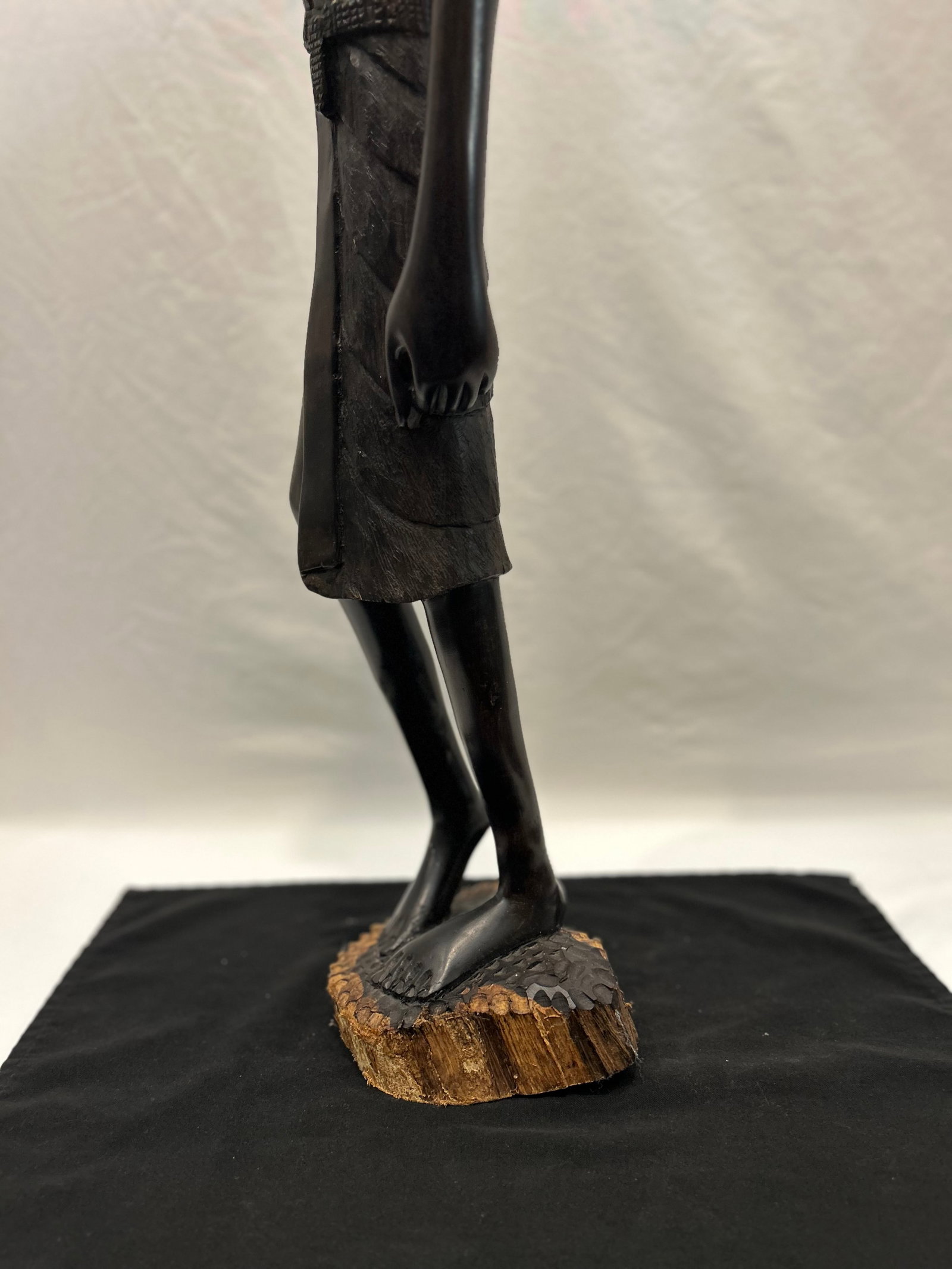 1950s Maasai Figures From Tanzania, African Blackwood (Pair) - 15