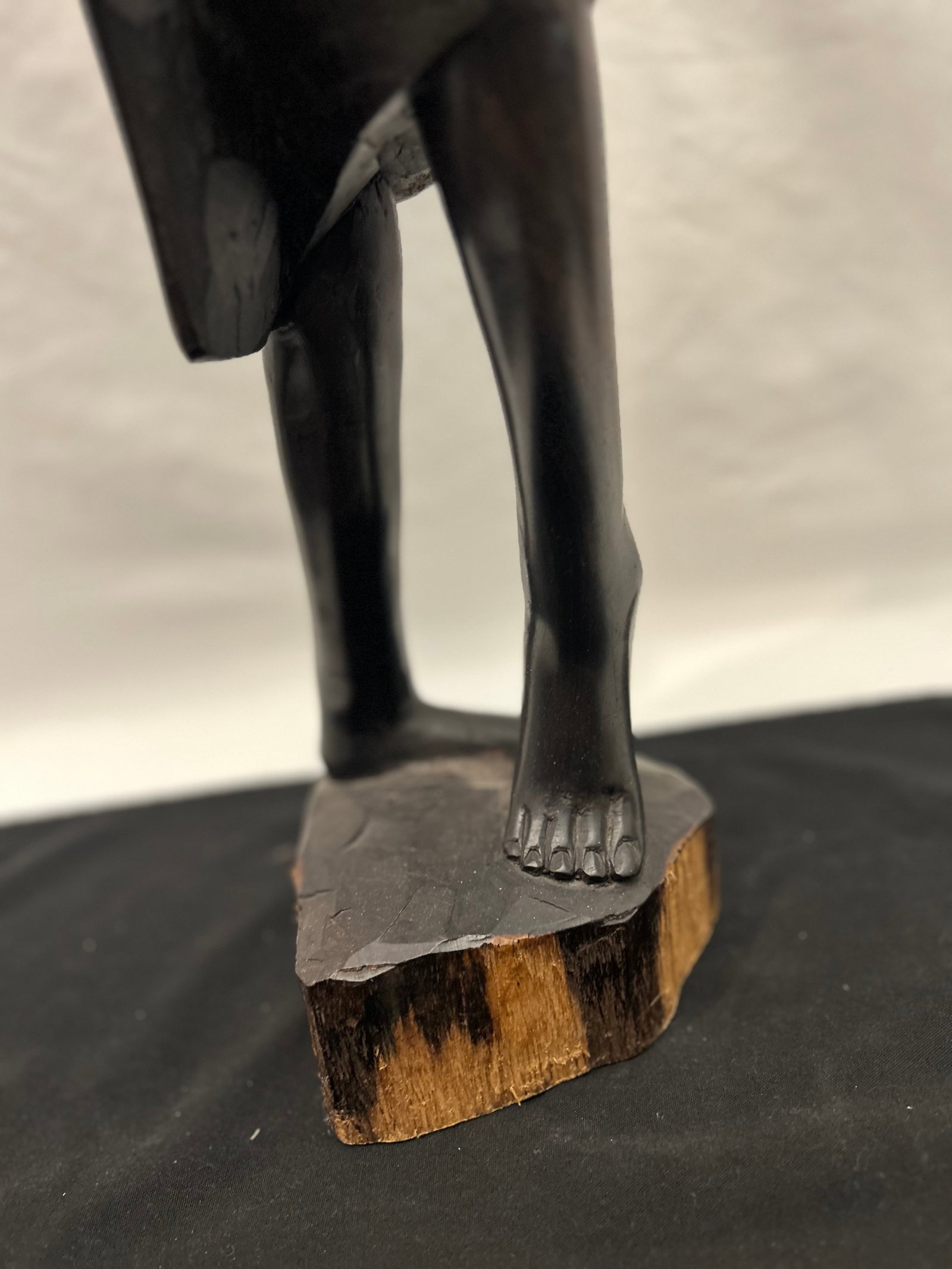 1950s Maasai Figures From Tanzania, African Blackwood (Pair) - 6