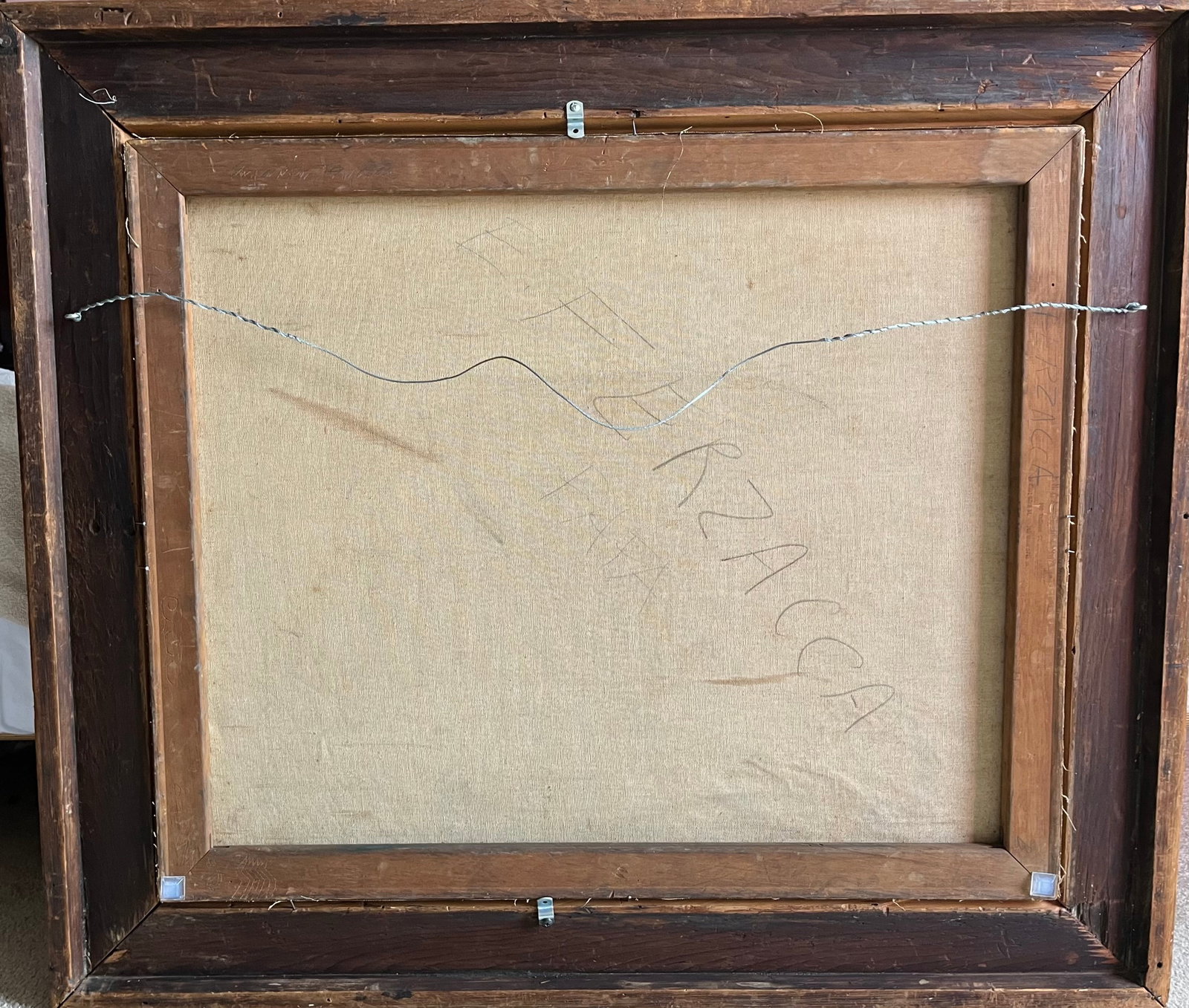 "Autumn Still Life"- 1940's Oil on Canvas-Antique Frame - 4