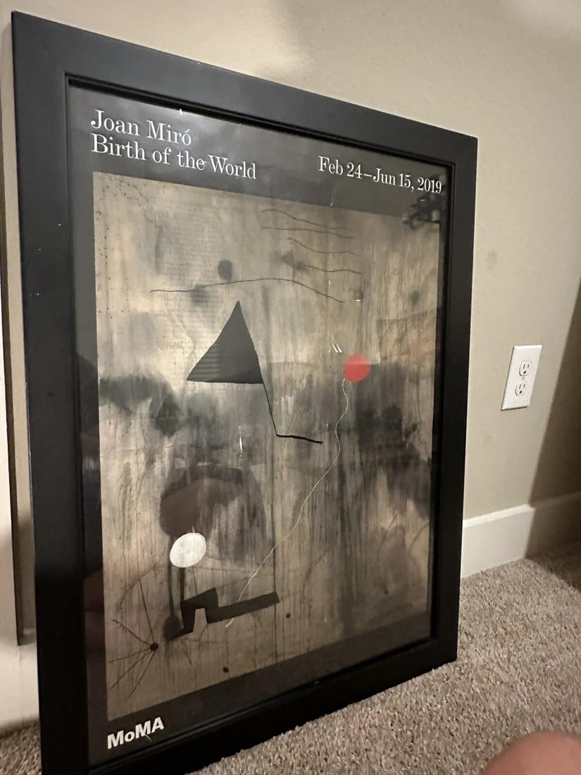 Joan Miro, Birth of the World, Moma Museum Exhibition Poster, 2019 - 4