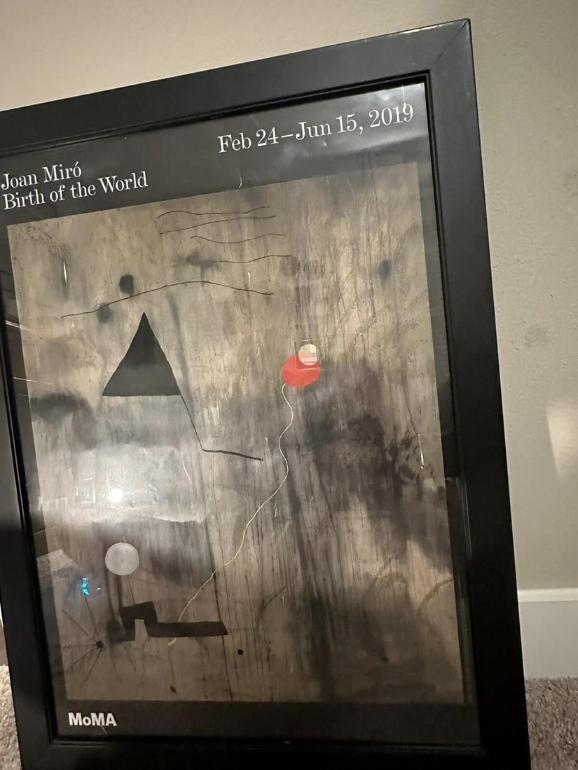 Joan Miro, Birth of the World, Moma Museum Exhibition Poster, 2019 - 5