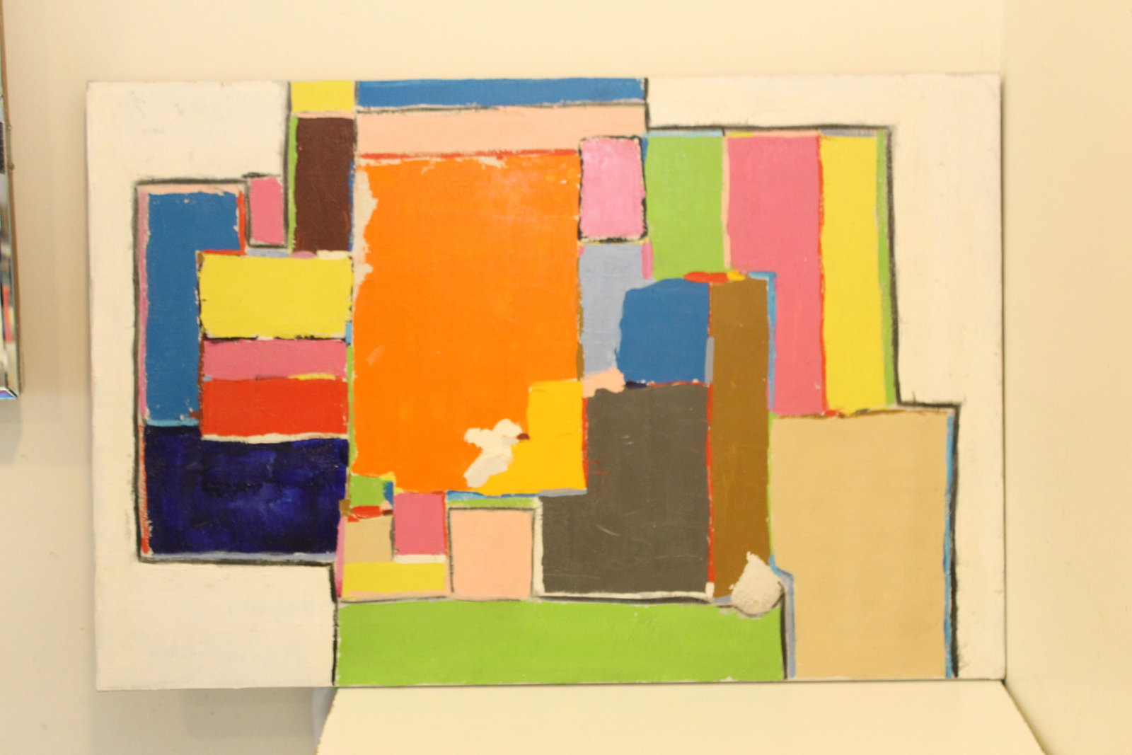 Abstract Oil on Canvas Painting by Frederick Faviano 1977 - 11